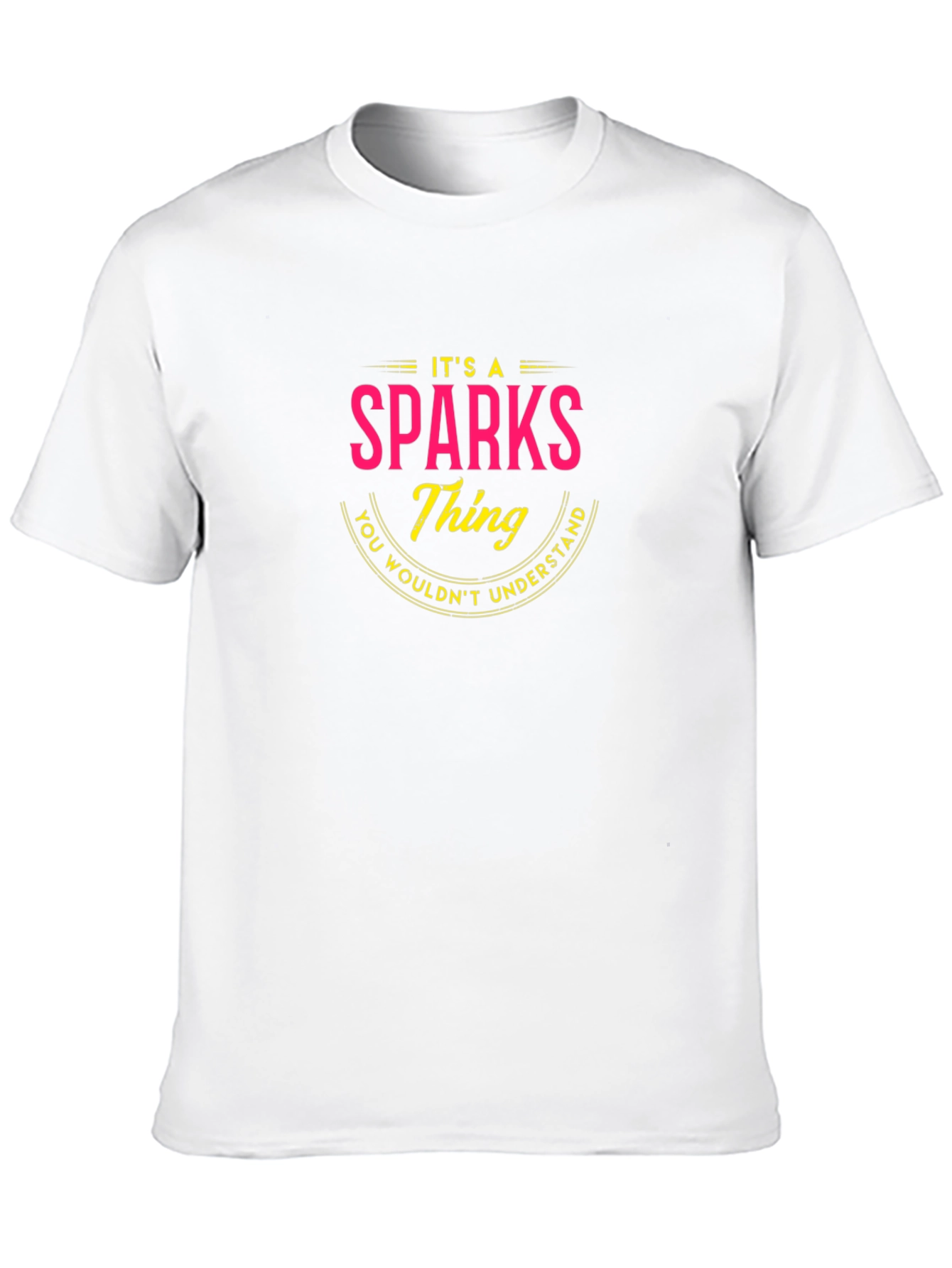Black It's a Sparks Thing T-Shirt view 10