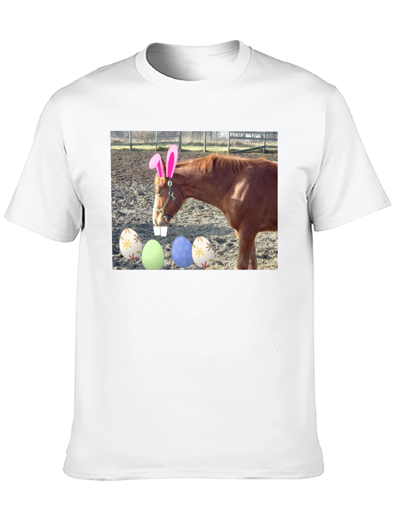 Black Easter Horse T-Shirt view 10