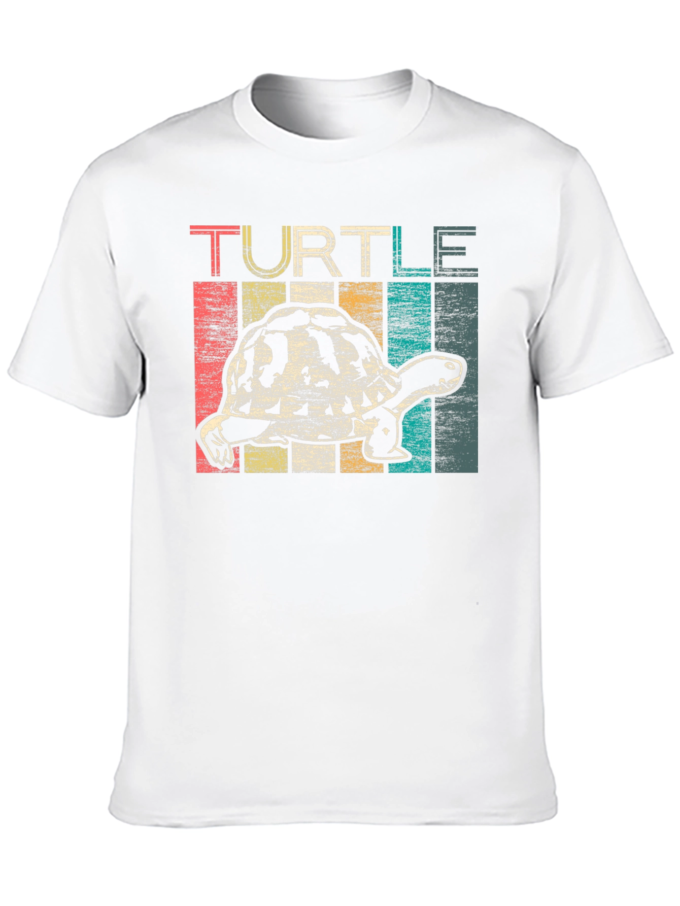 Black Retro Turtle Graphic T-Shirt - Vintage Style view 10