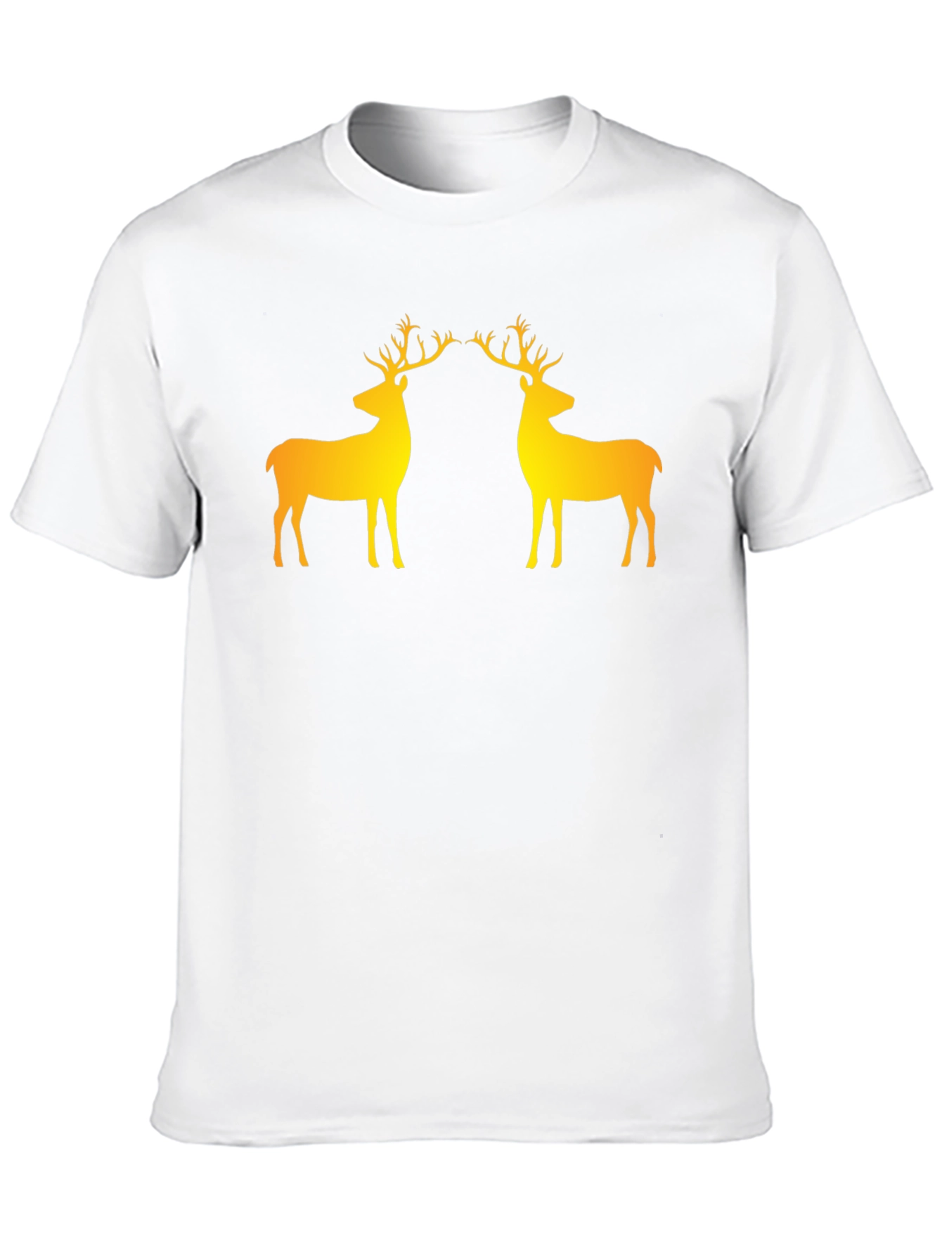 Black Golden Stag Graphic Tee - Black view 10