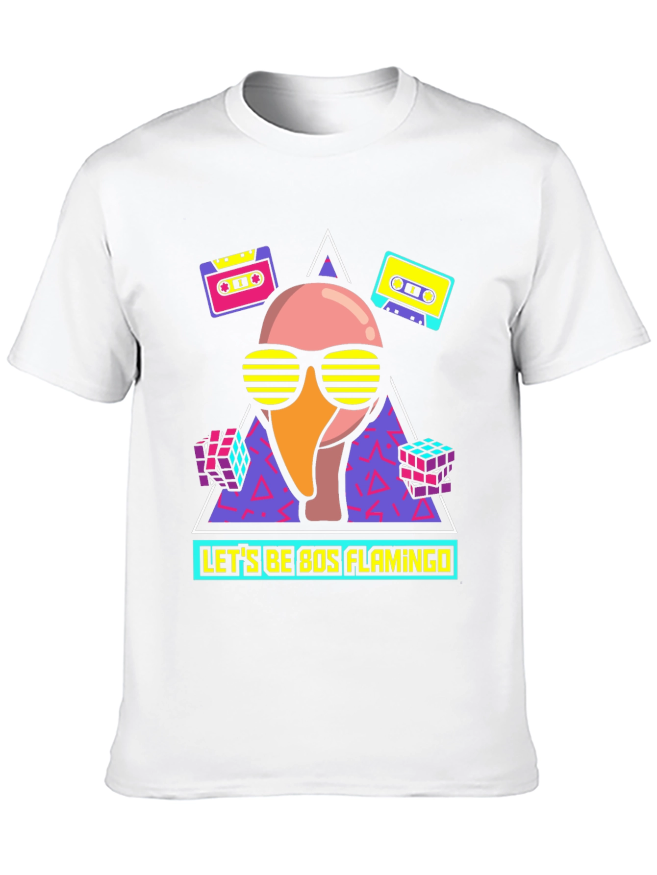 80s Flamingo T-Shirt - Retro Party Fun! - 10