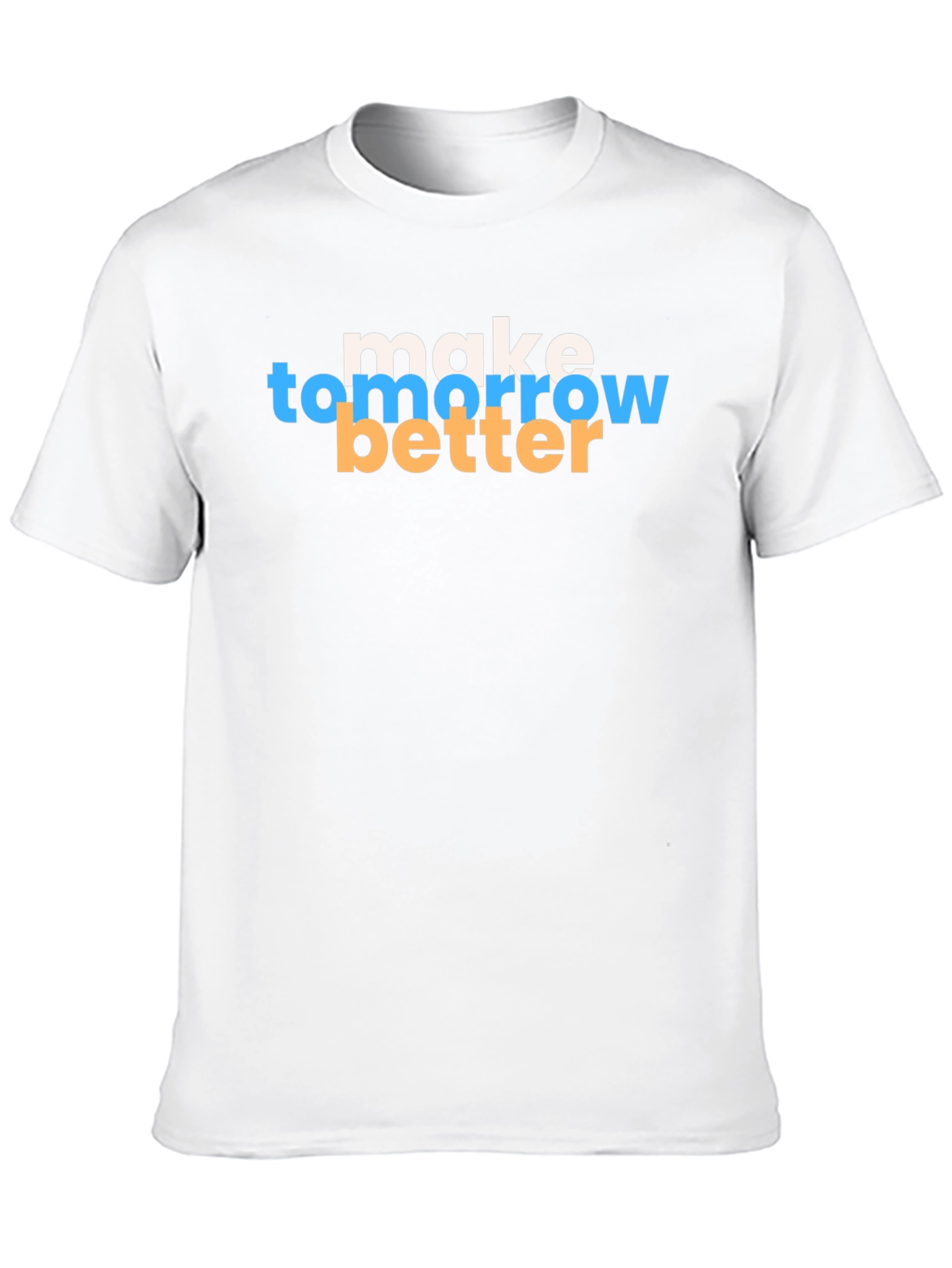 Black Make Tomorrow Better Graphic T-Shirt view 10