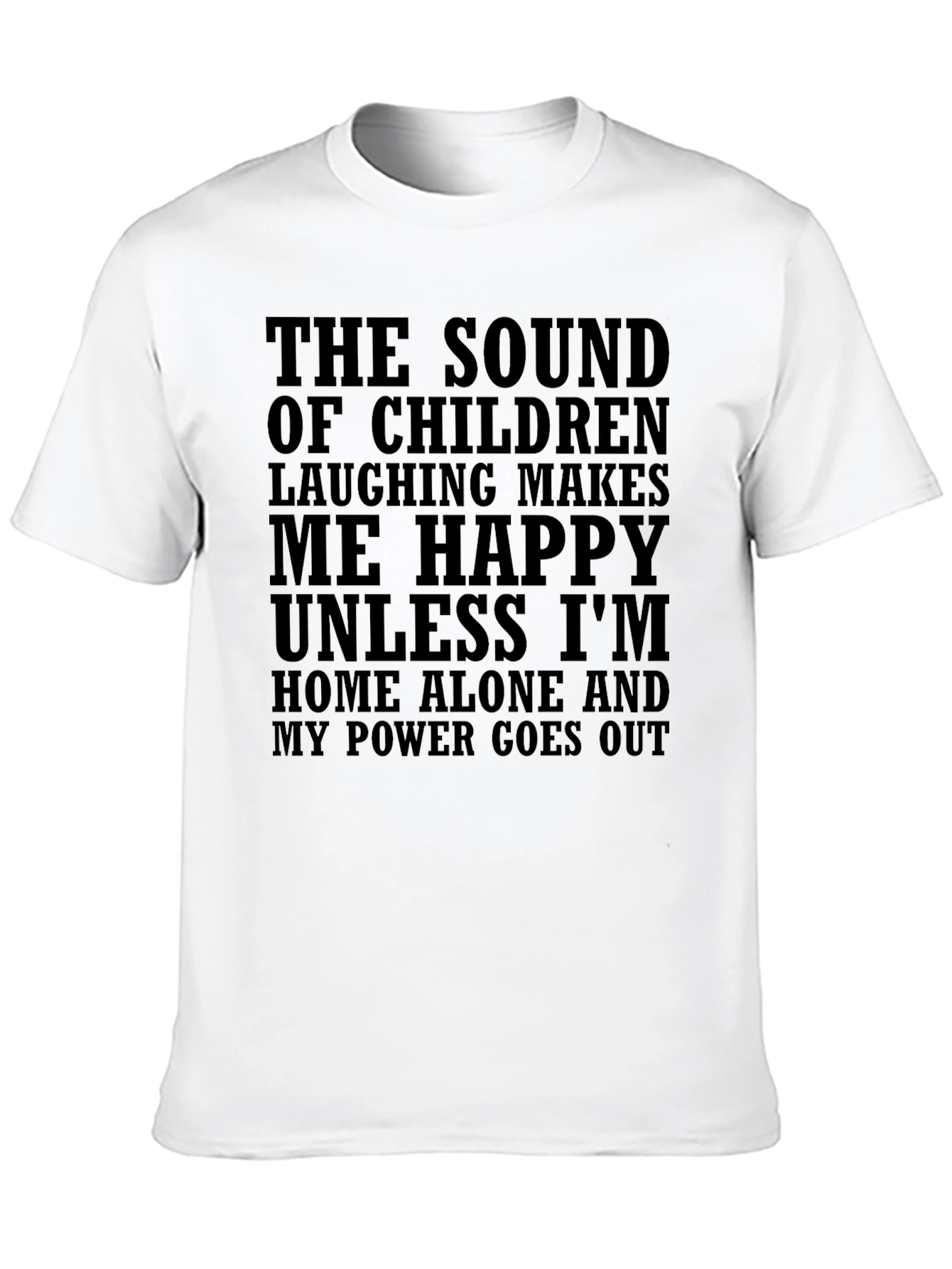 Black Funny Power Outage T-Shirt view 10