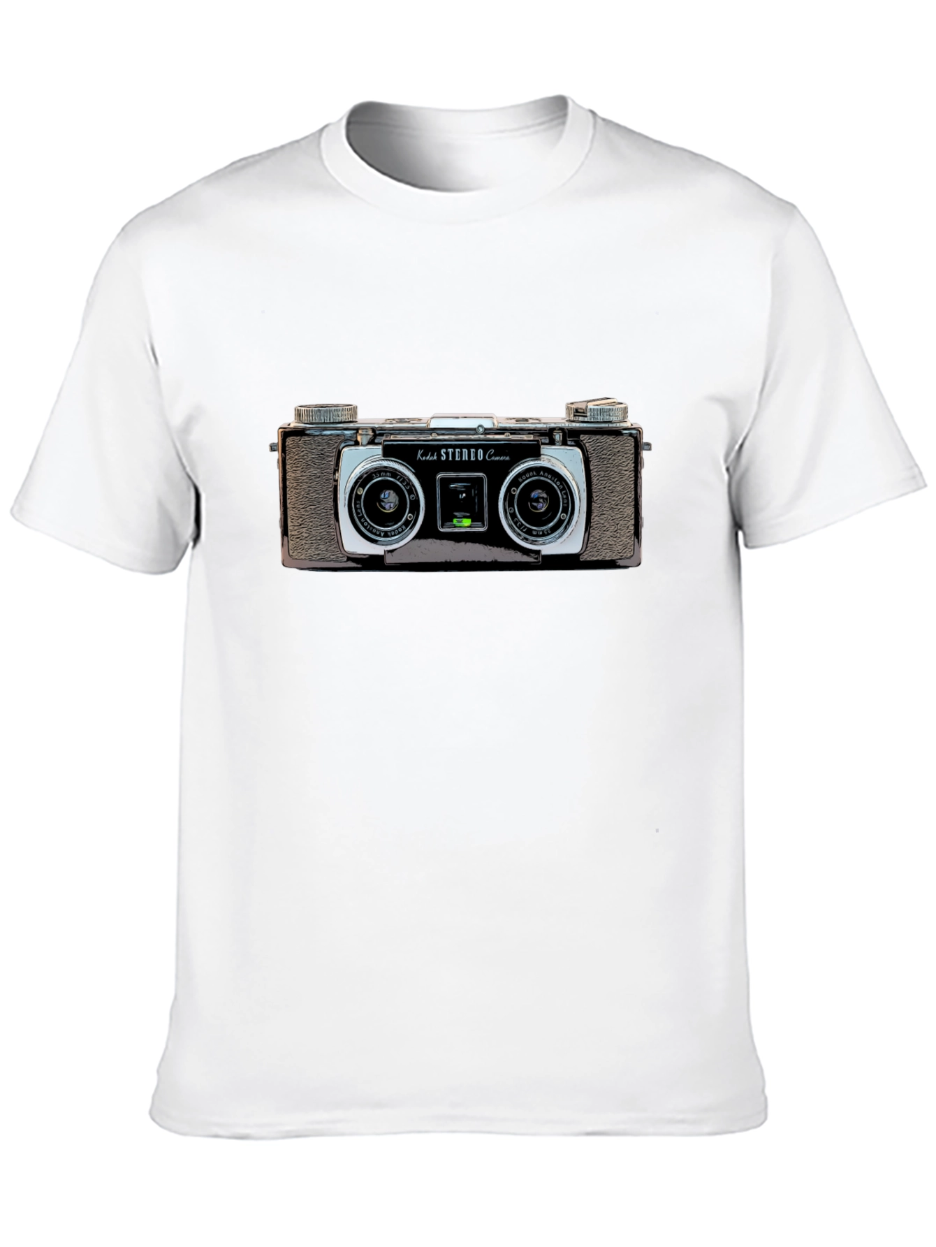 Black Vintage Camera Graphic T-Shirt - Retro Style view 10