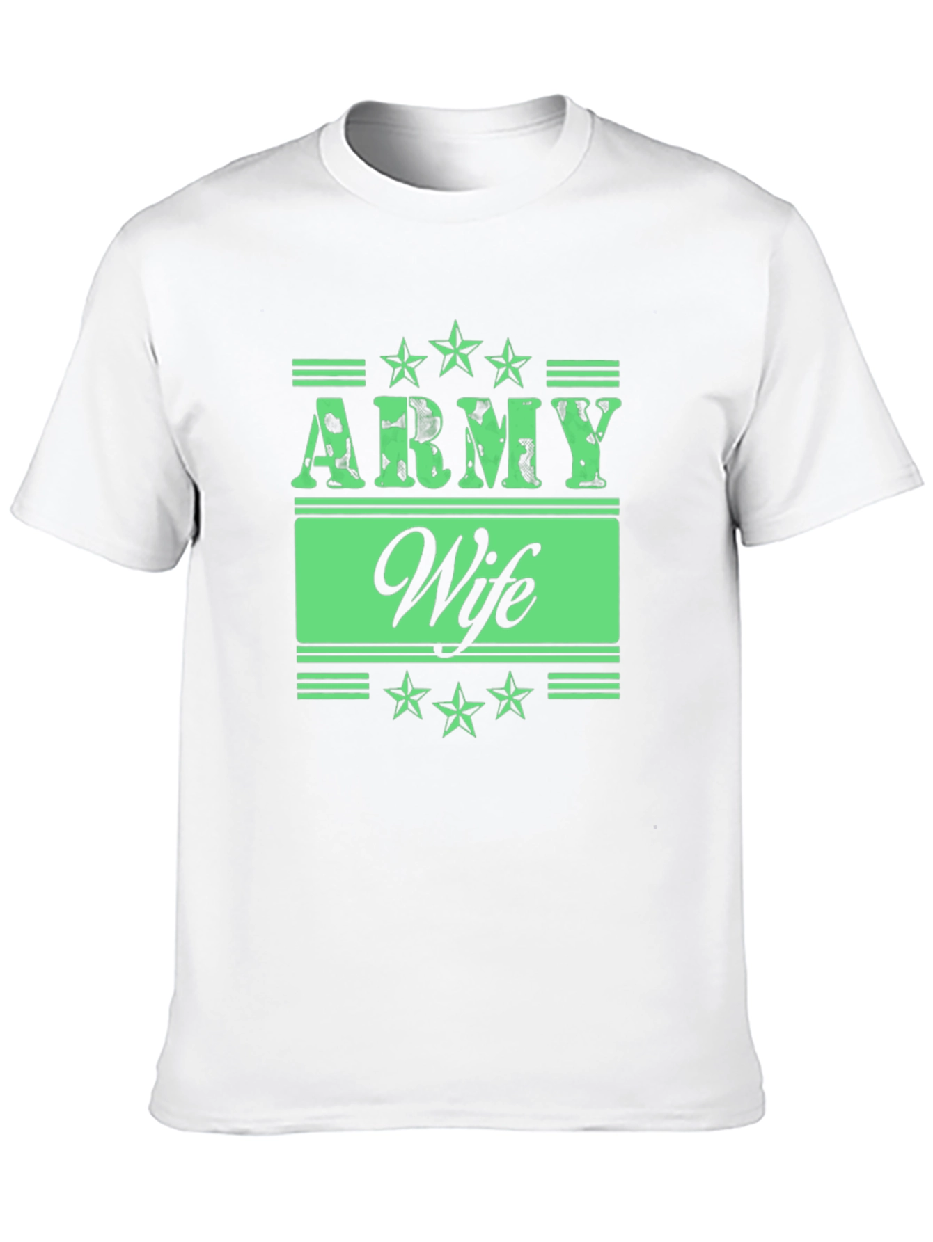 Black Army Wife Graphic Tee view 10