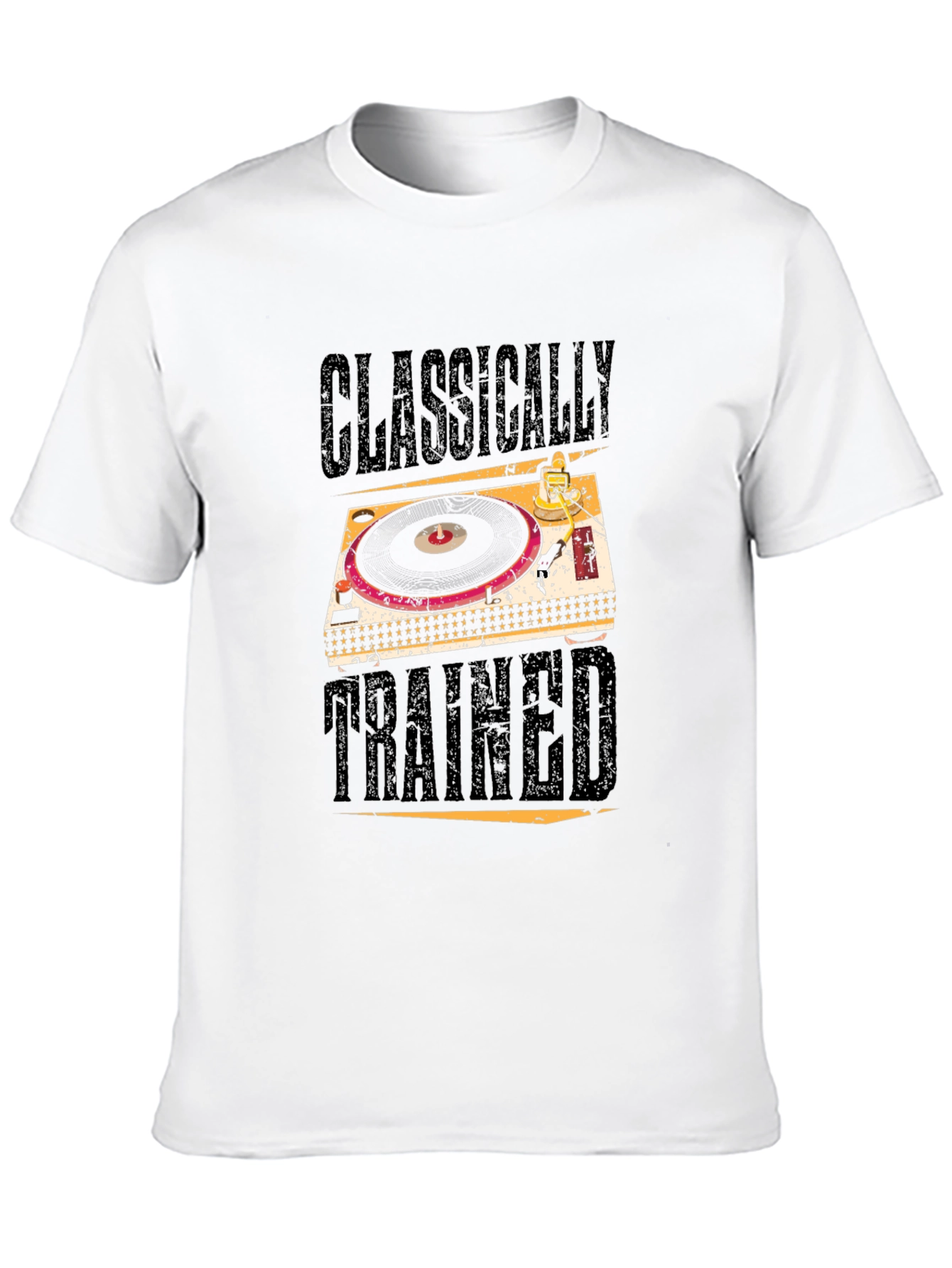 Black Classically Trained DJ Black Graphic Tee view 10