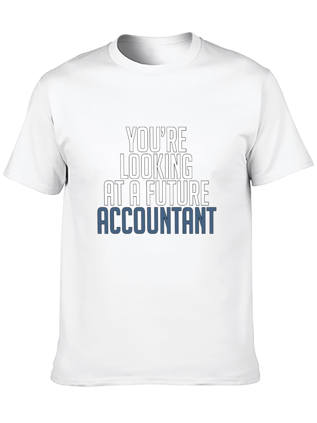 Black Future Accountant Novelty T-Shirt view 10