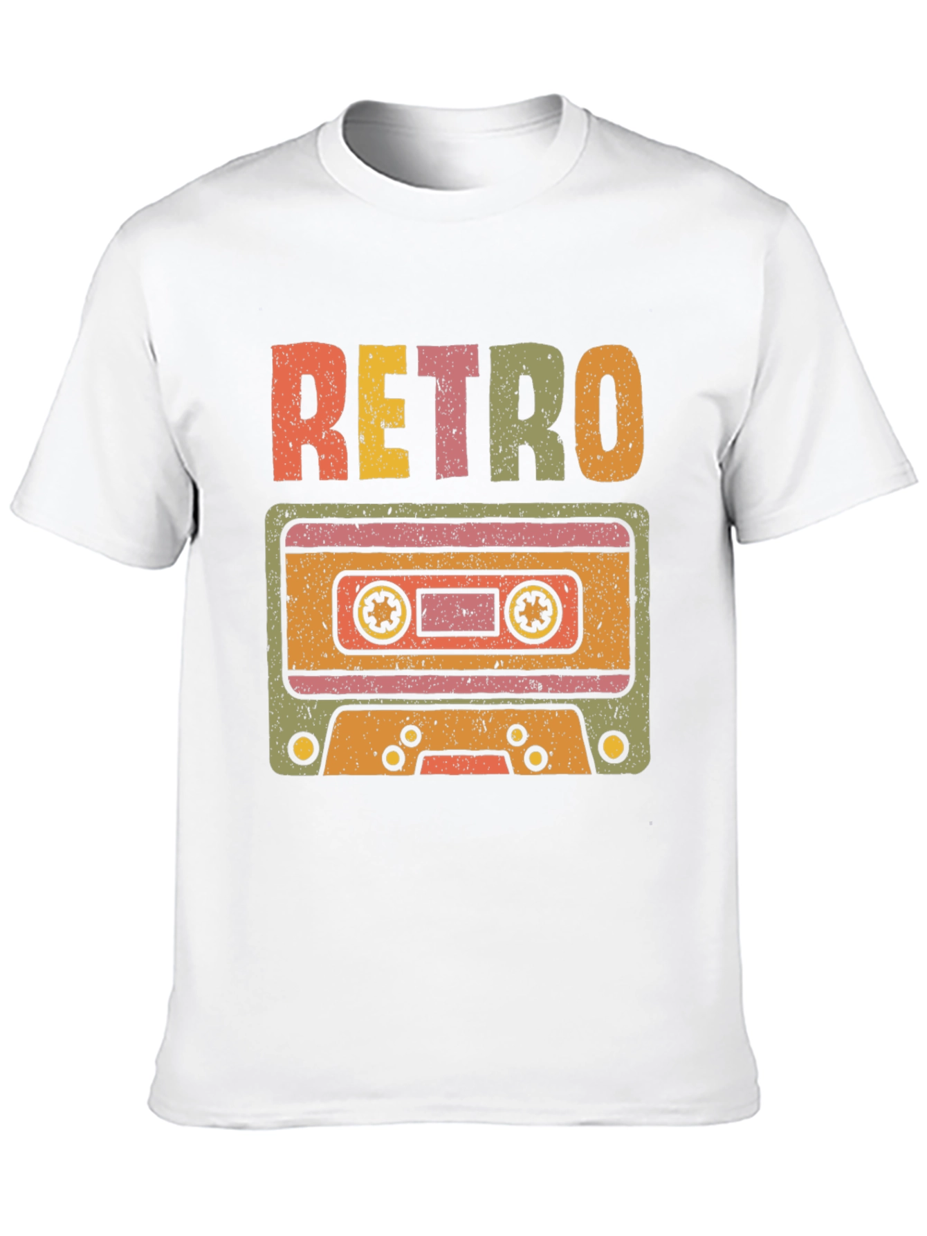 Black Retro Cassette Tape T-Shirt - Vintage Style view 10