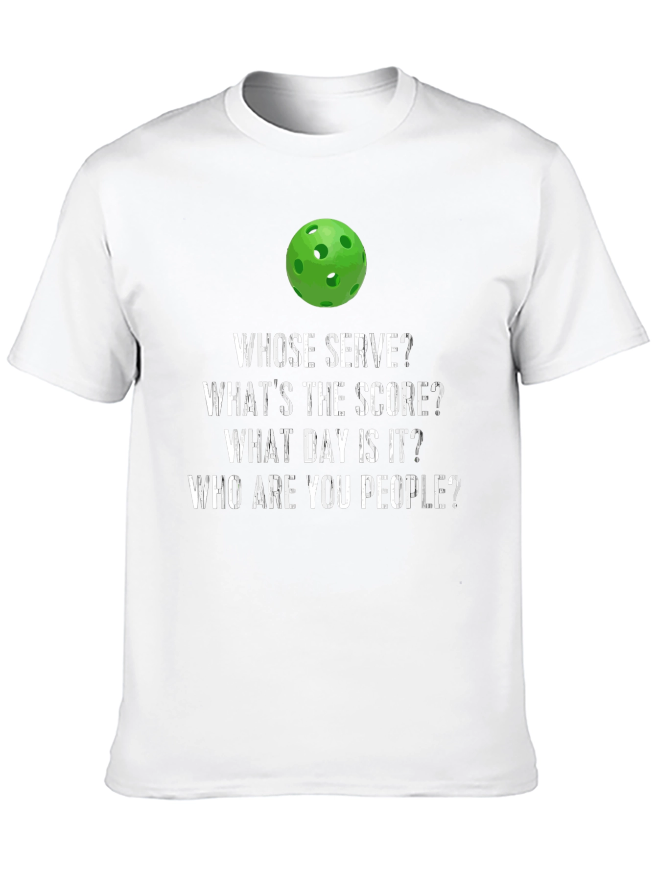 Pickleball T-Shirt: Whose Serve? Funny Pickleball Tee - 10