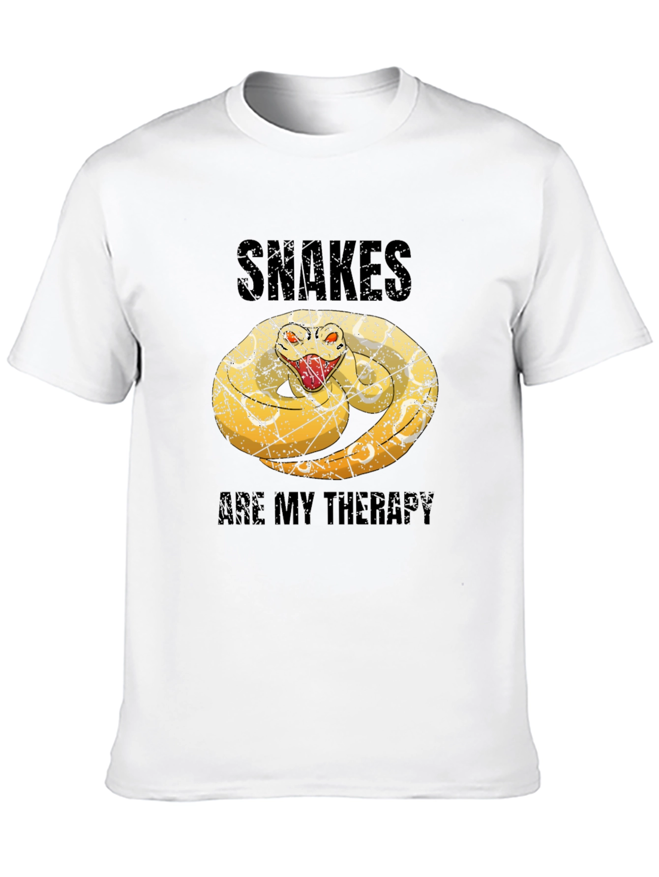 Black Snakes Are My Therapy Graphic Tee view 10