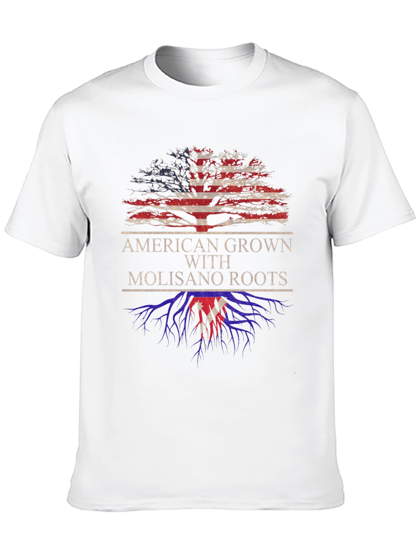 Black American Grown Molise Roots T-Shirt view 10