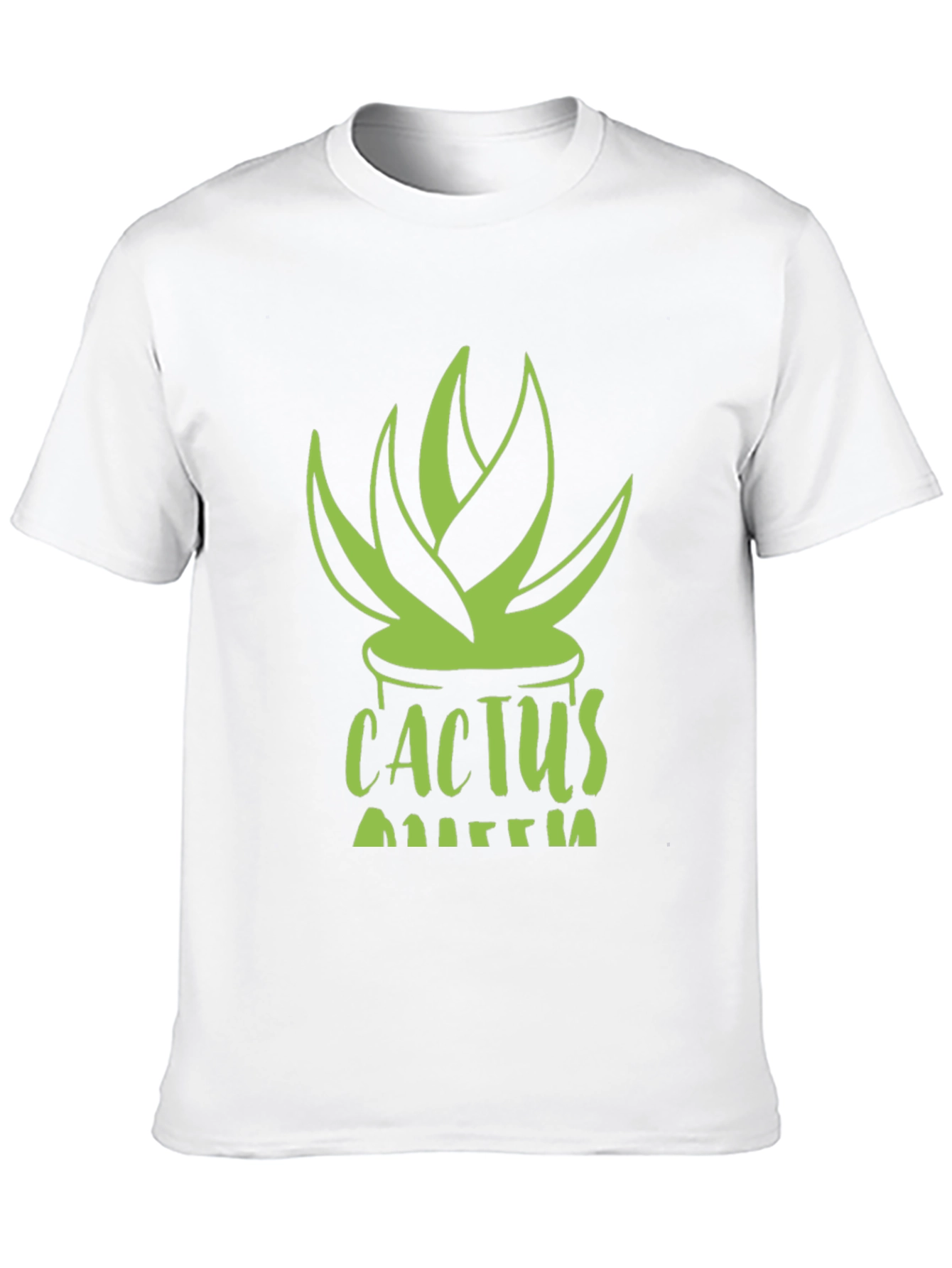 Black Cactus Queen Black T-Shirt - Stylish Plant Lover Tee view 10