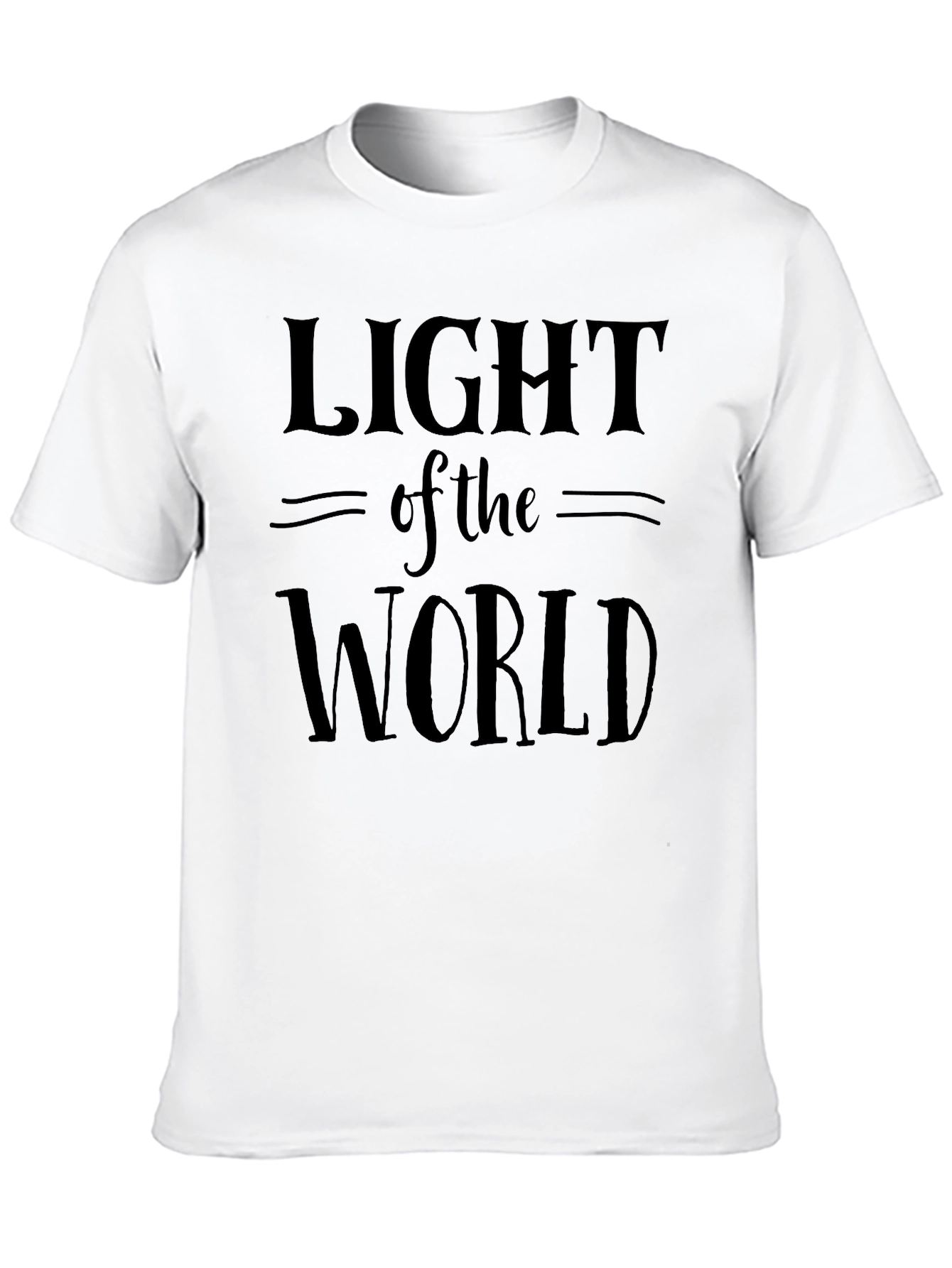 Black Light of the World Black Graphic Tee view 10