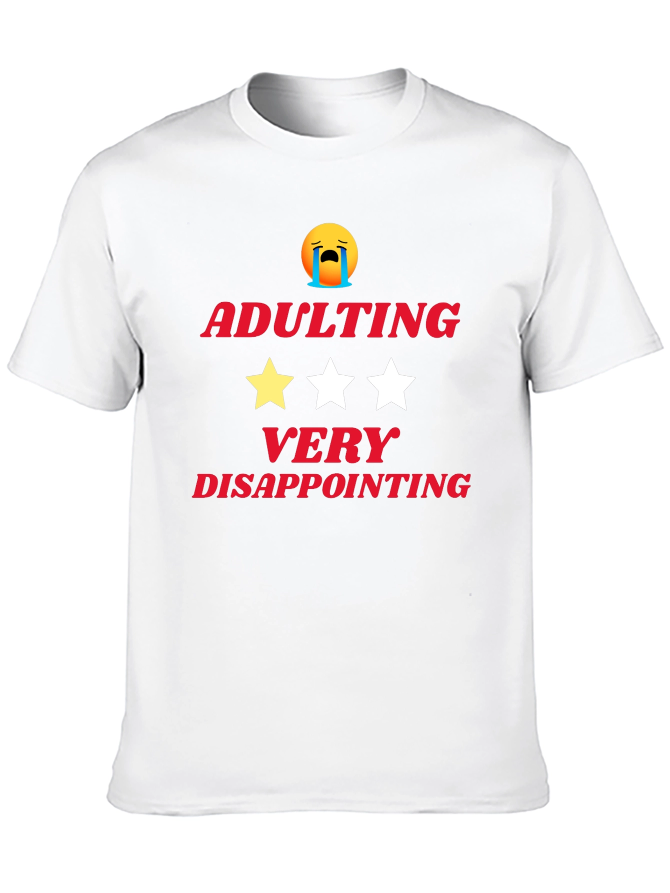 Black Adulting Disappointing T-Shirt view 10
