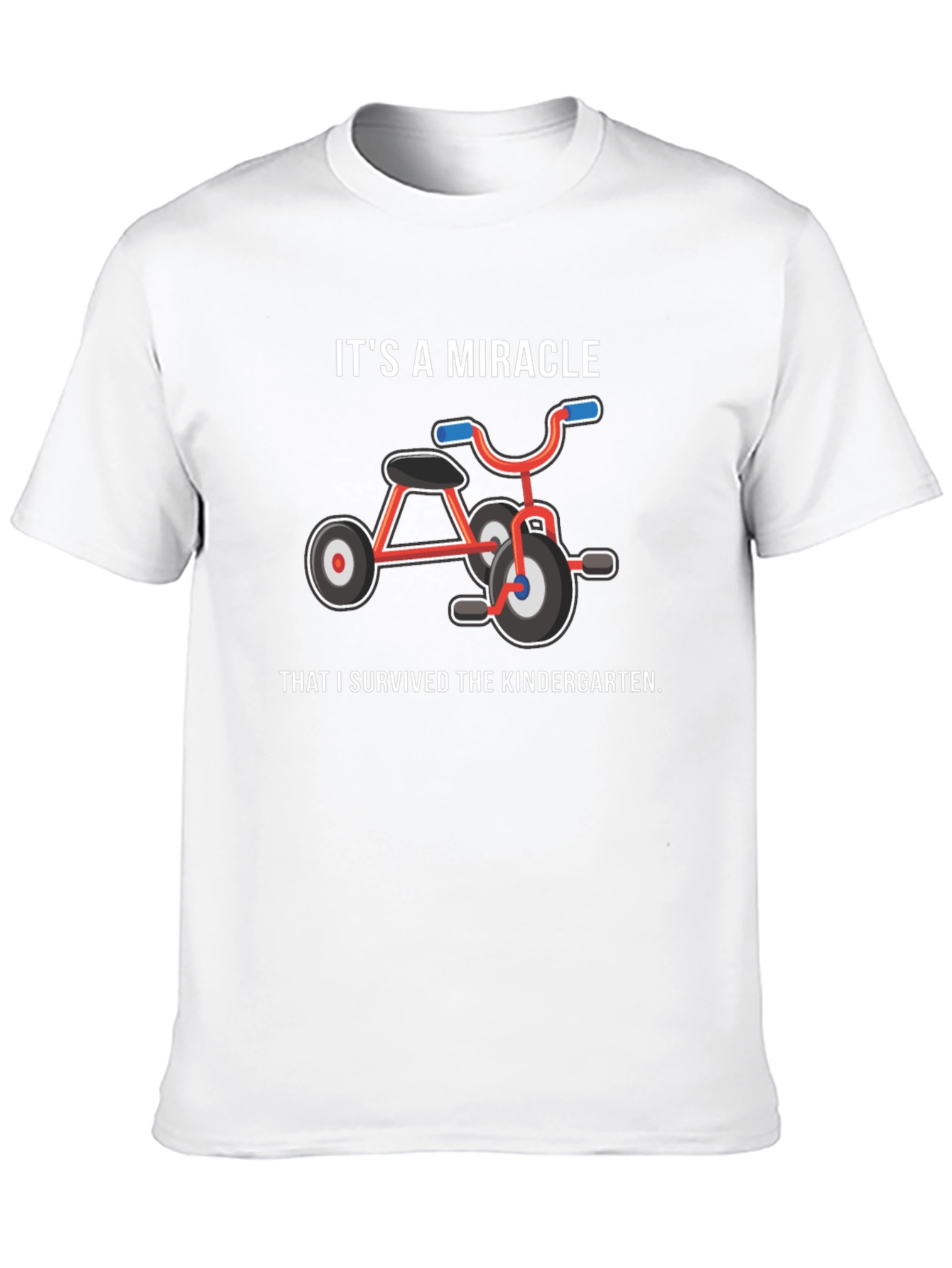 Black It's A Miracle Kindergarten Survivor T-Shirt view 10