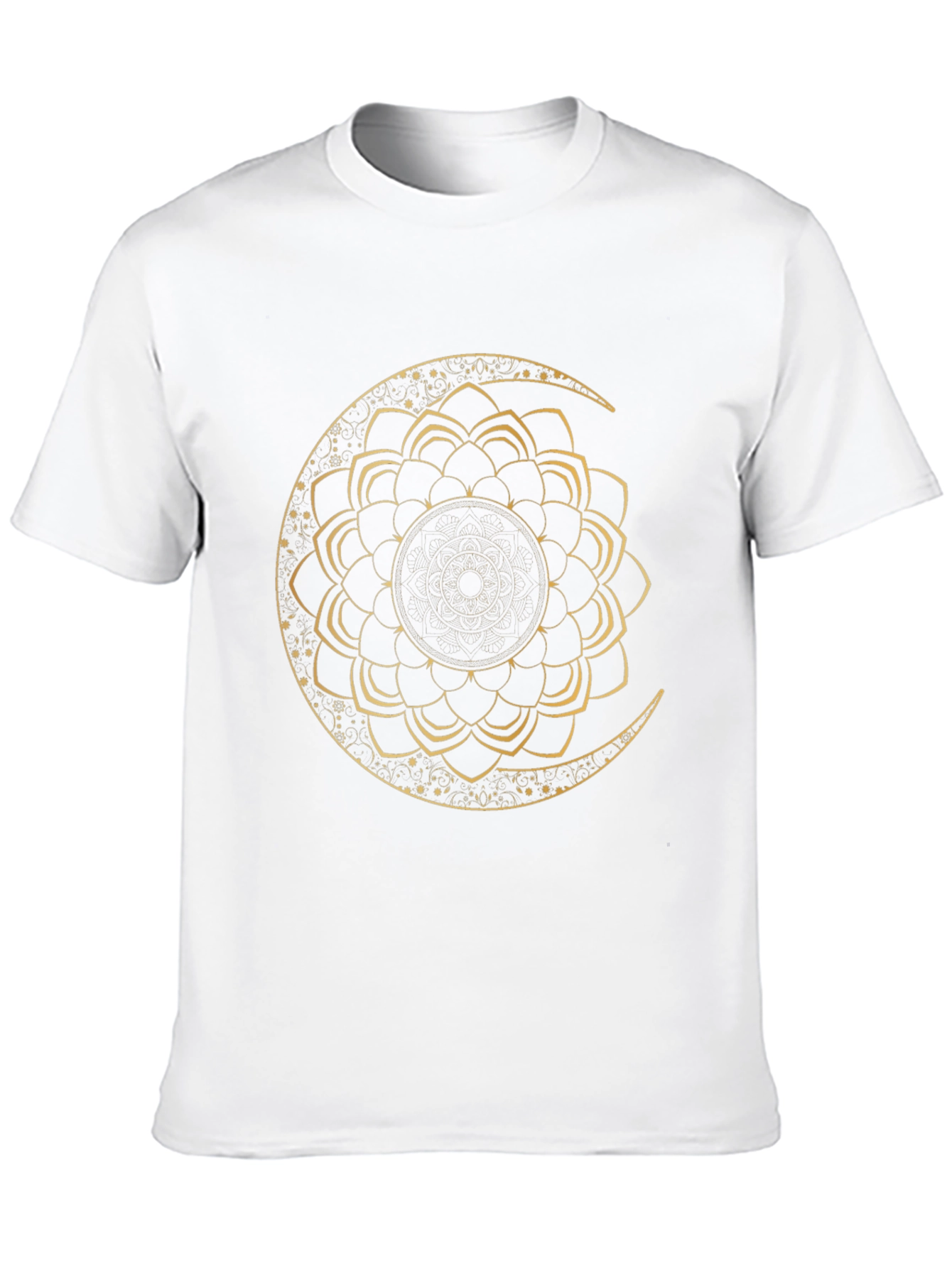 Black Moon Mandala Graphic Tee - Black view 10