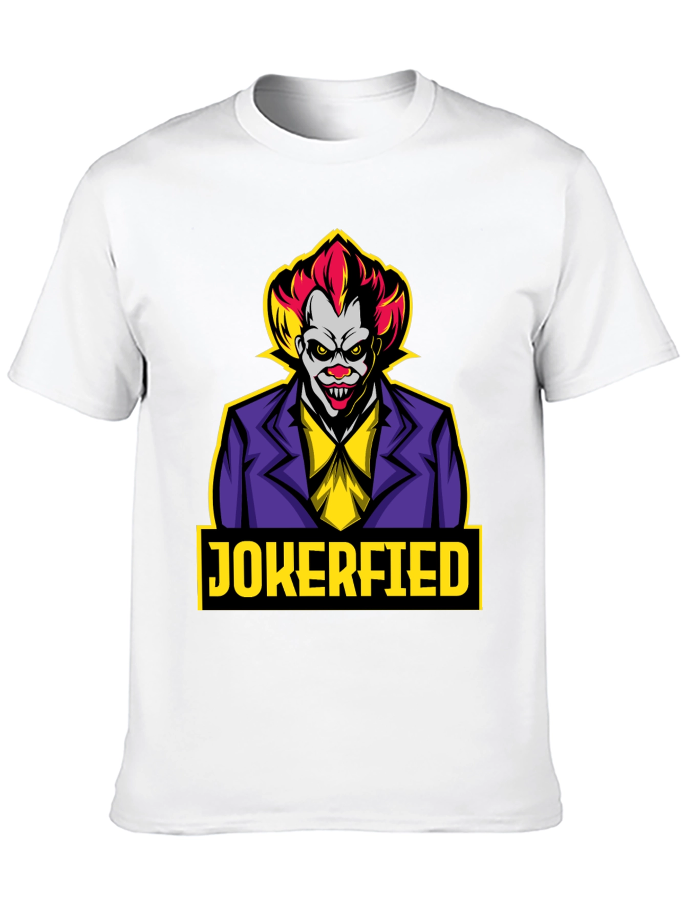 Black Jokerfied T-Shirt - Clown Graphic Tee view 10