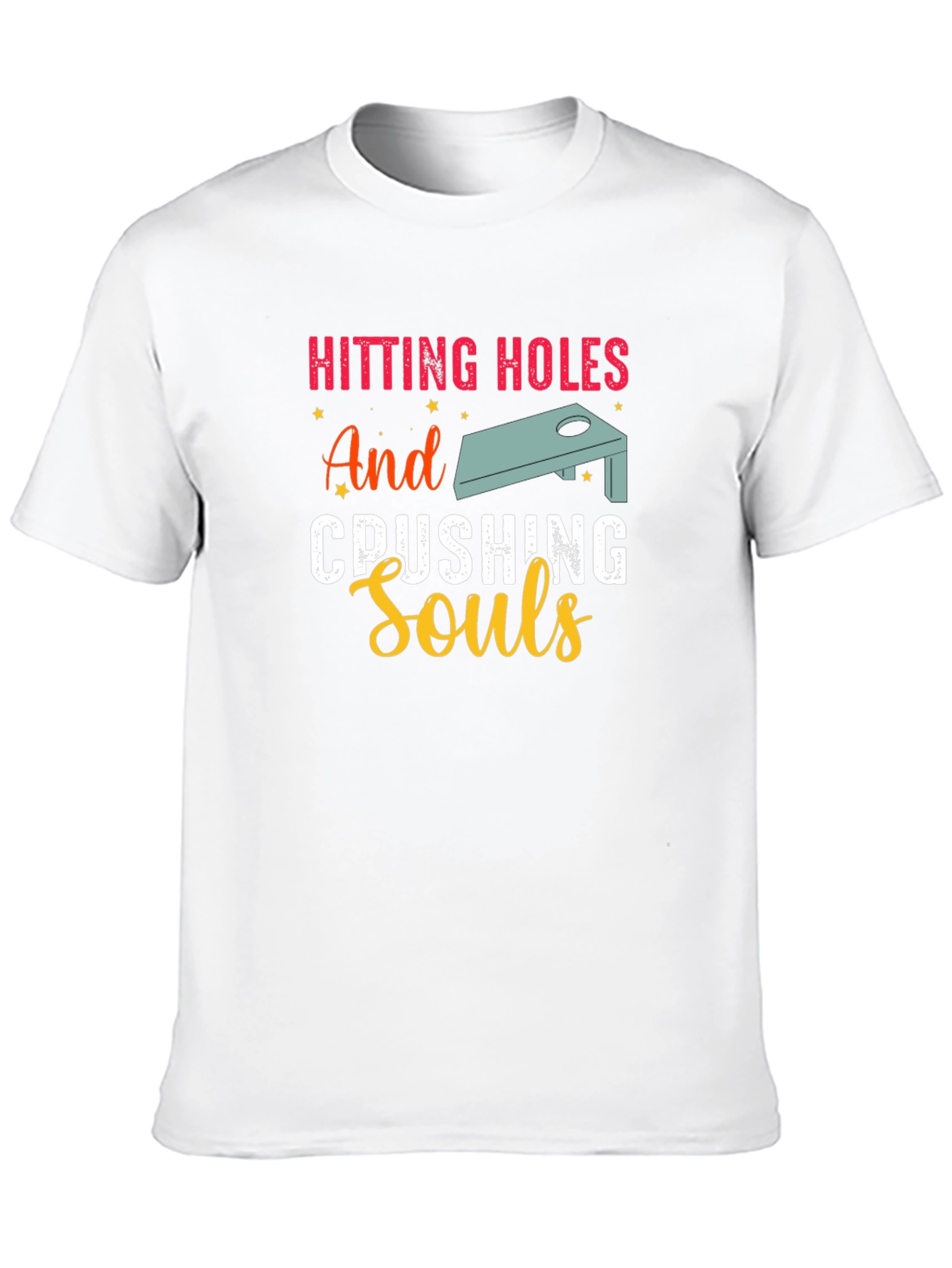 Black Hitting Holes and Crushing Souls Black T-Shirt view 10