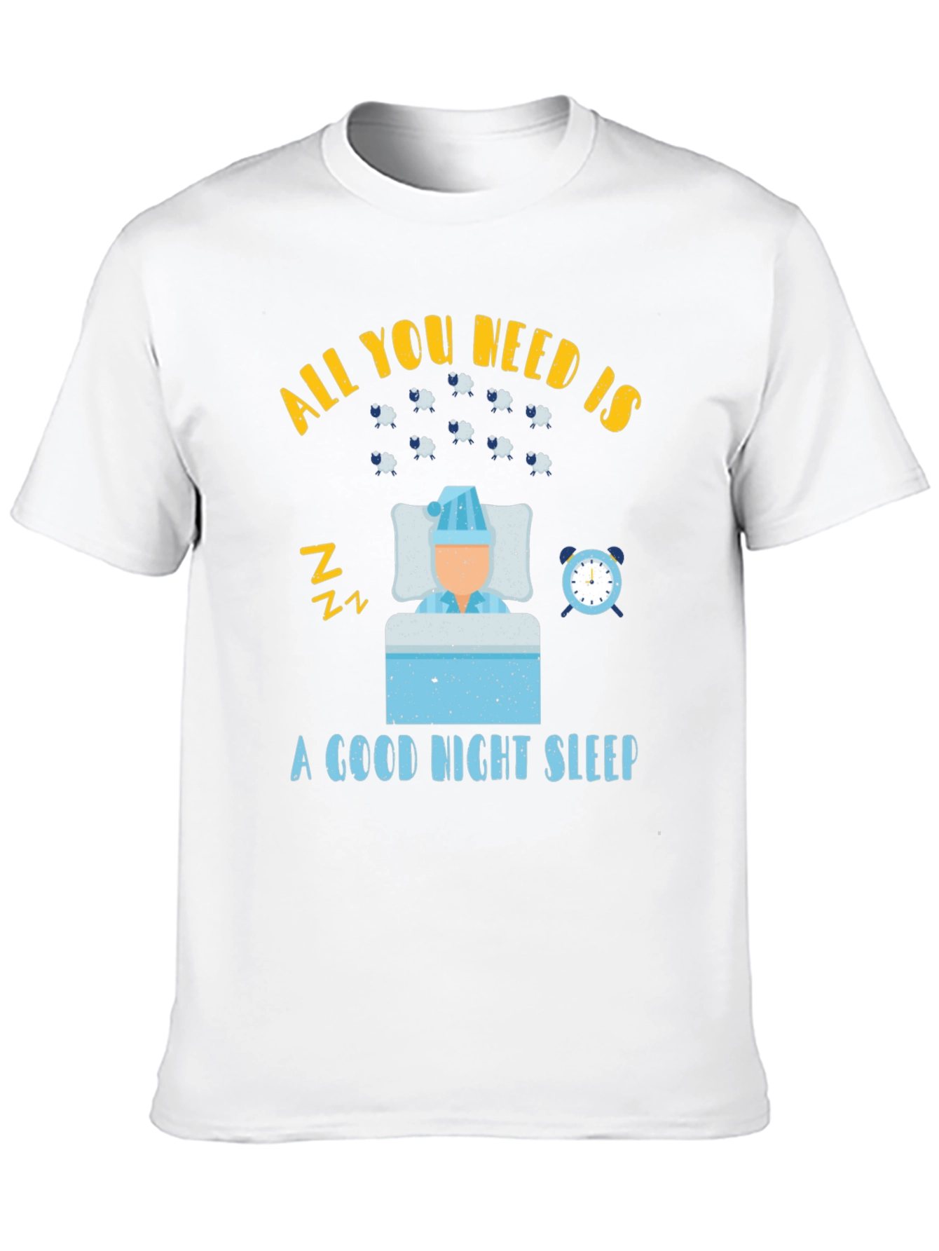 Black All You Need is Sleep T-Shirt view 10