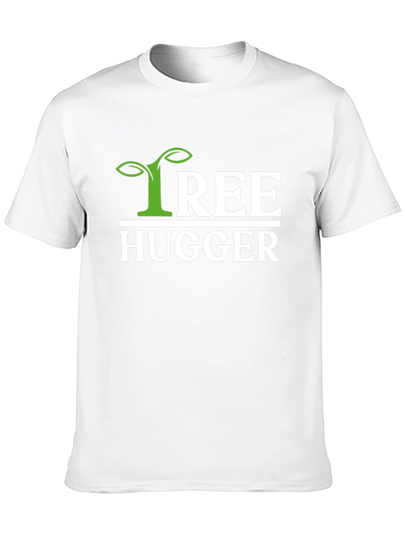 Black Tree Hugger Graphic Tee - Eco-Friendly Design view 10