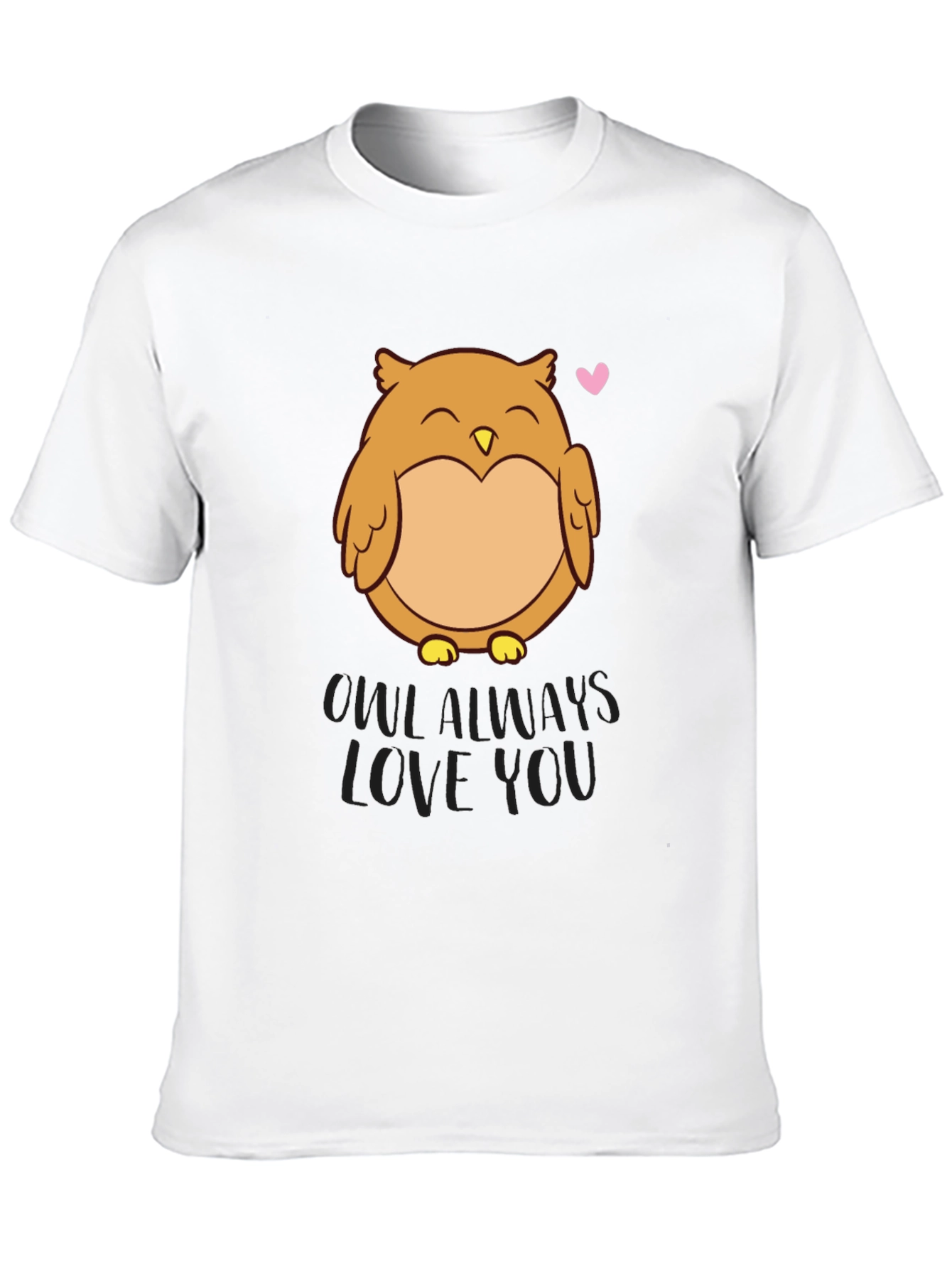 Black Owl Always Love You Black T-Shirt view 10