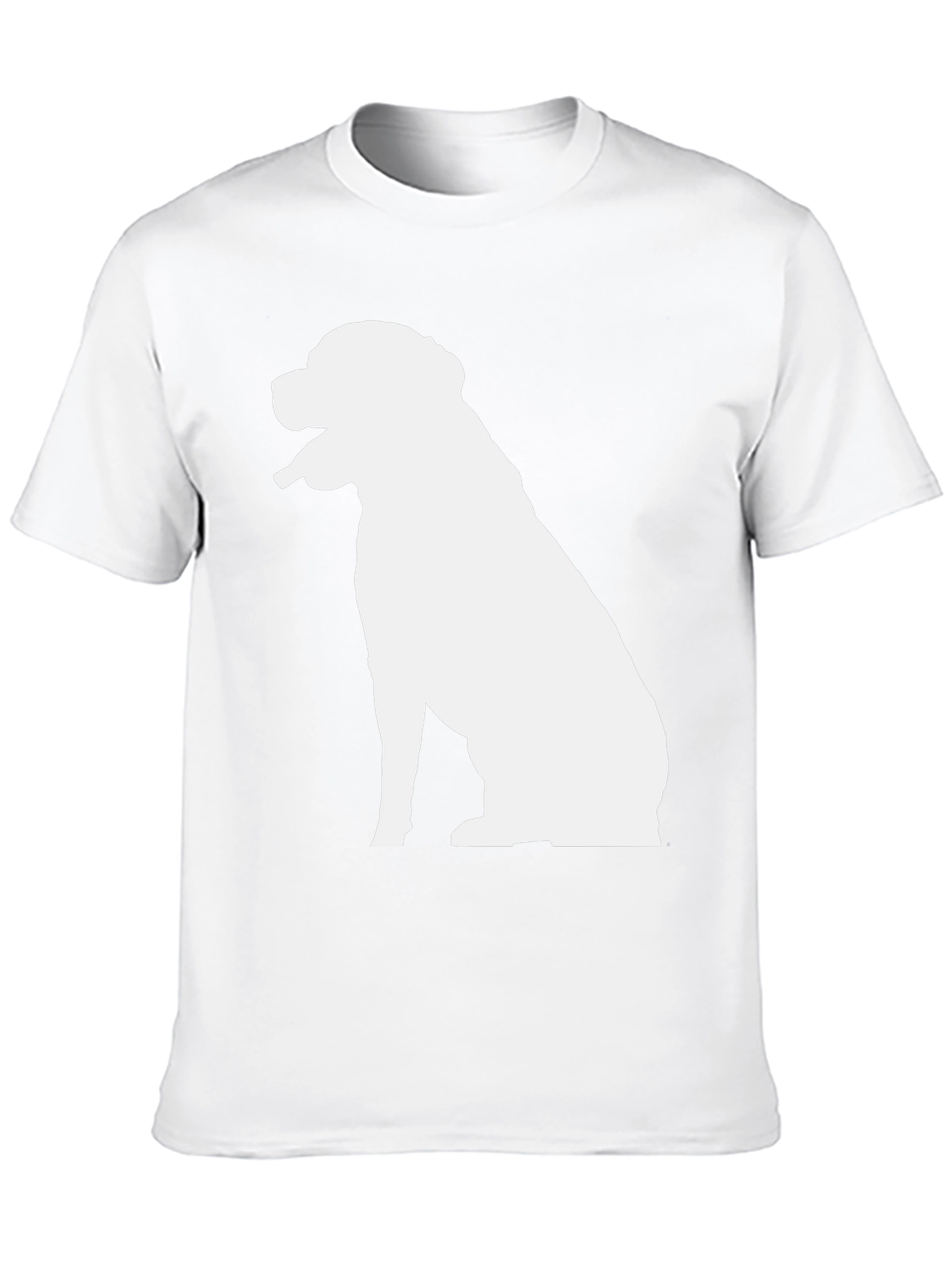 Black Dog Silhouette Graphic T-Shirt - Black view 10