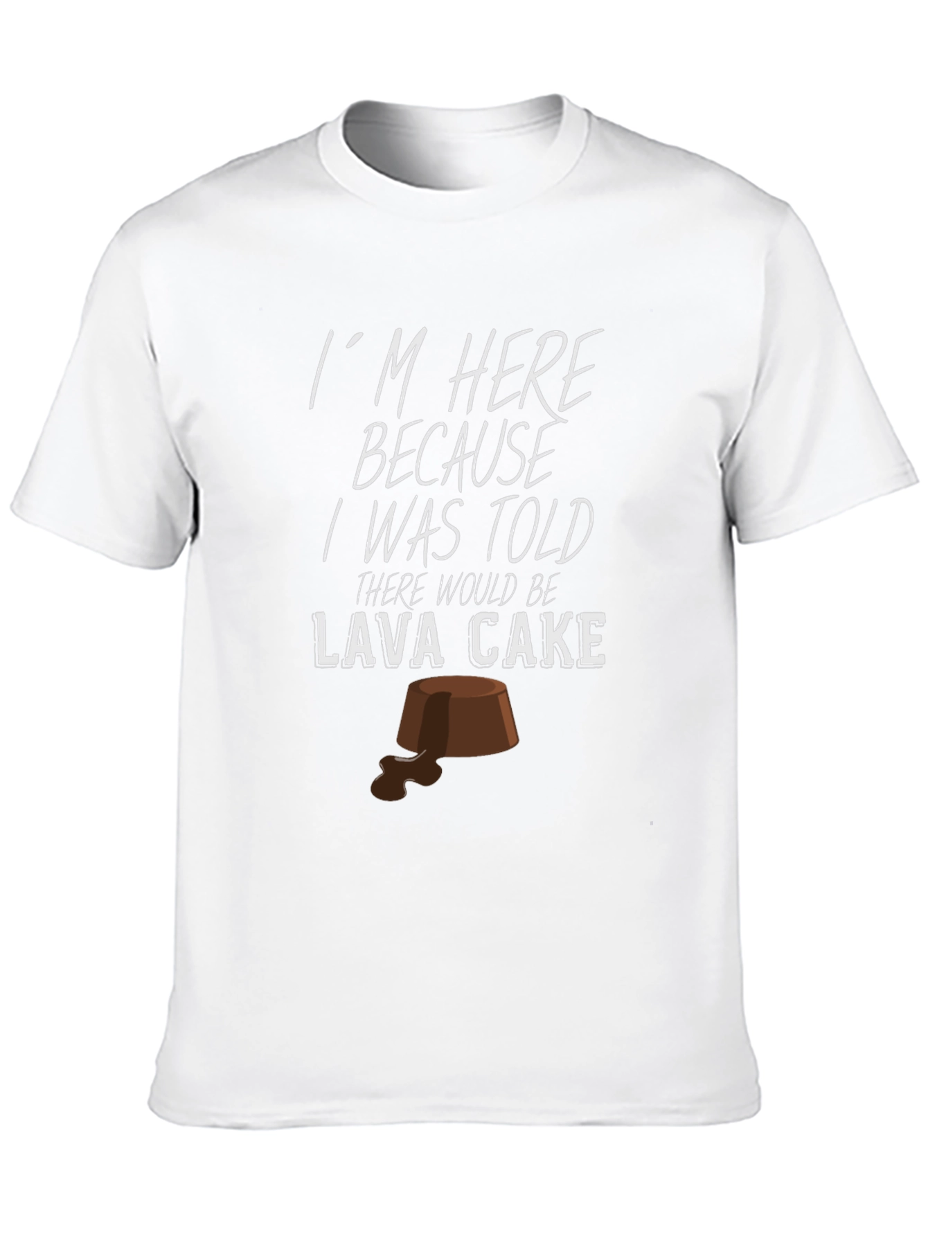 Black Lava Cake T-Shirt - Funny Foodie Tee view 10