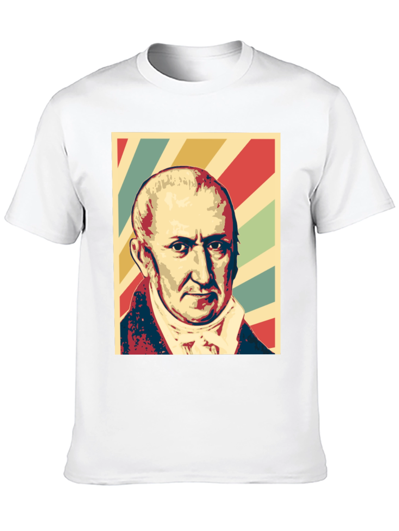 Historical Figure Portrait Graphic T-Shirt - 10