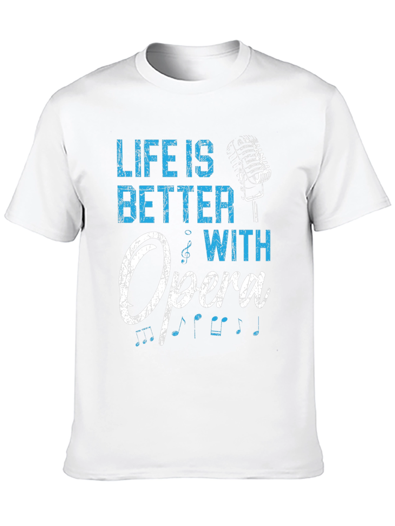 Black Life Is Better With Opera Black T-Shirt view 10