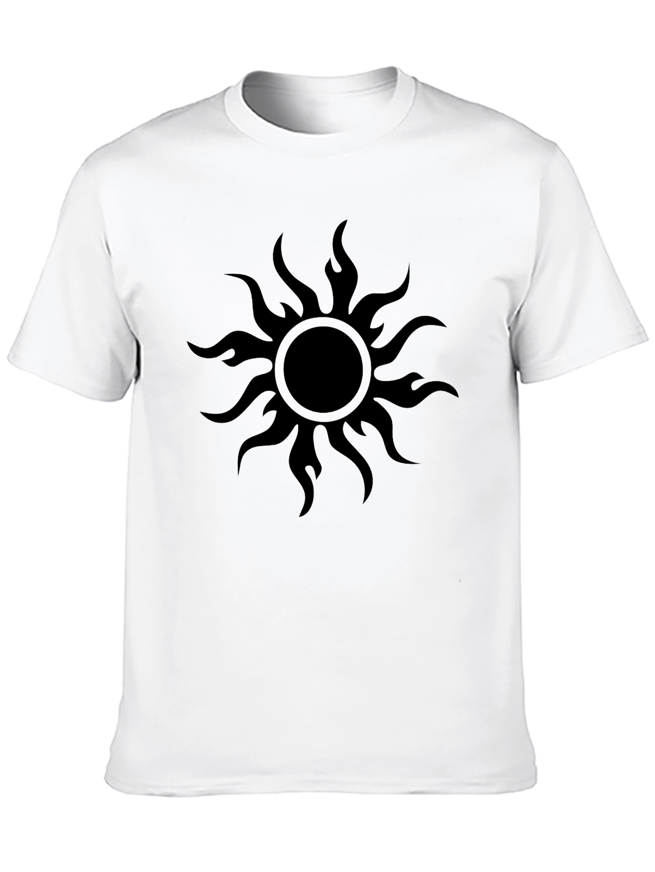 Black Black Sun Graphic Tee - Stylish Men's T-Shirt view 10