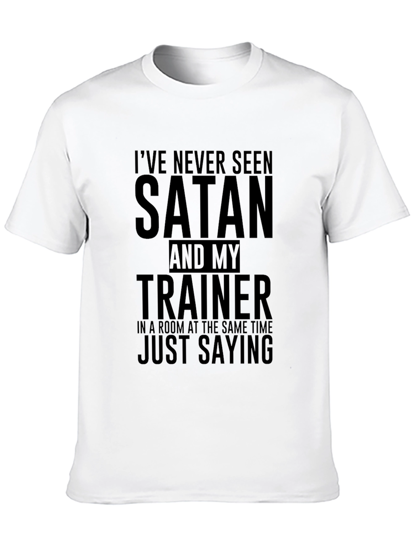 Black Satan and My Trainer T-Shirt view 10