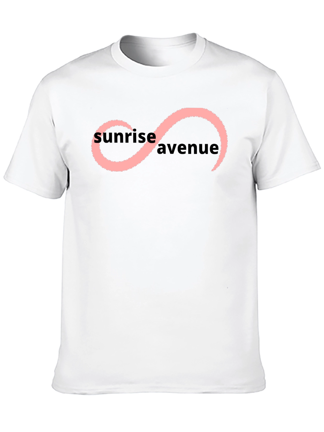 Black Sunrise Avenue Infinity T-Shirt - Soft Black Tee view 10