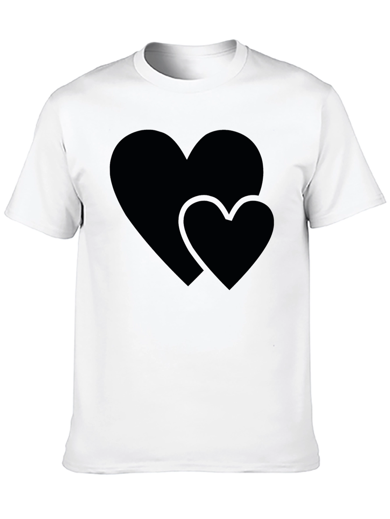 Black Heart Graphic Black Crew Neck Tee view 10