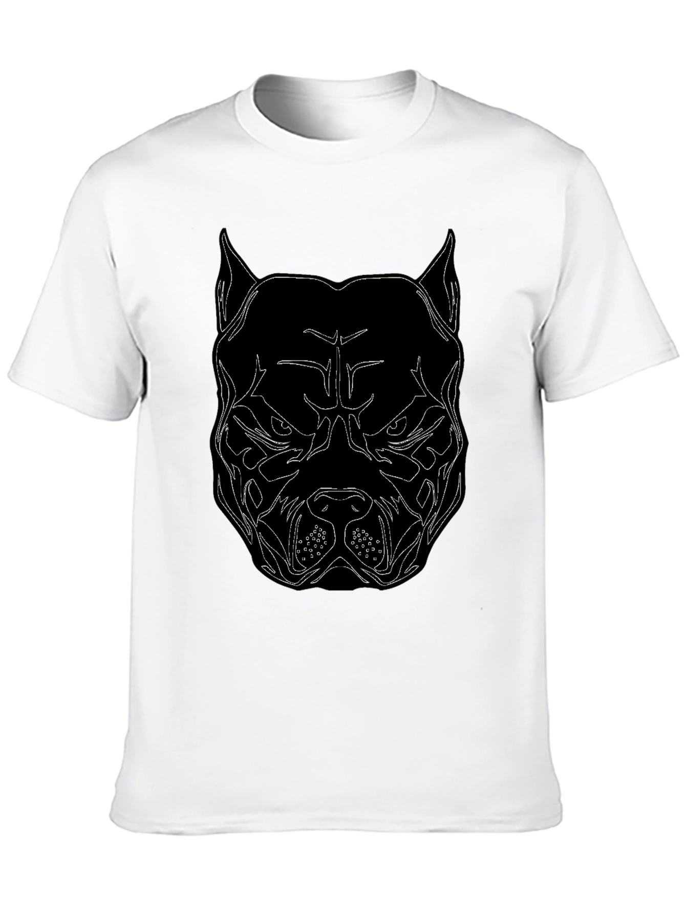 Black Black Pitbull Graphic Tee - Bold Streetwear view 10