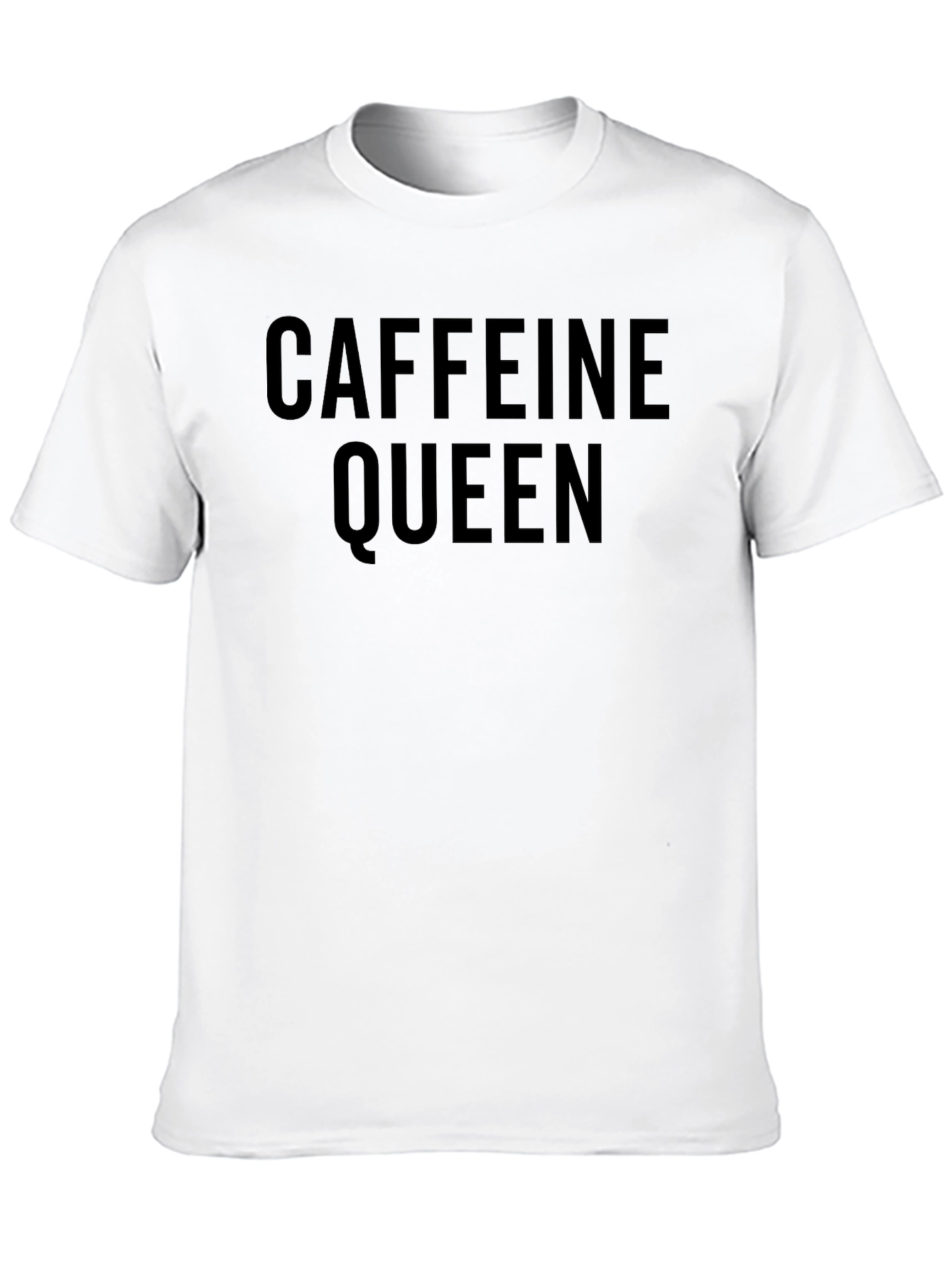 Black Caffeine Queen T-Shirt - Bold Statement Tee view 10