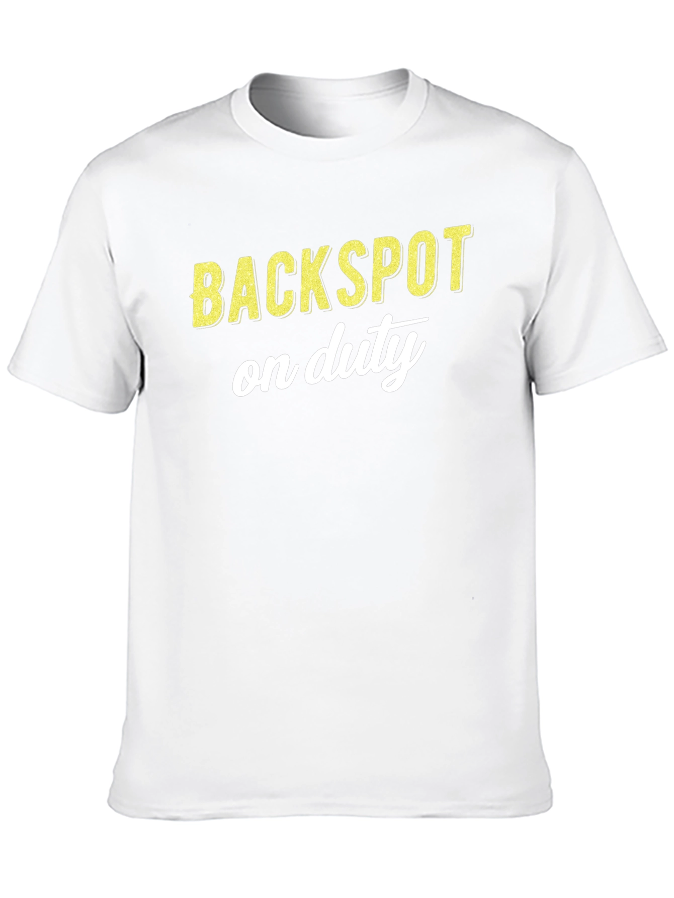Black Backspot On Duty Black Graphic T-Shirt view 10