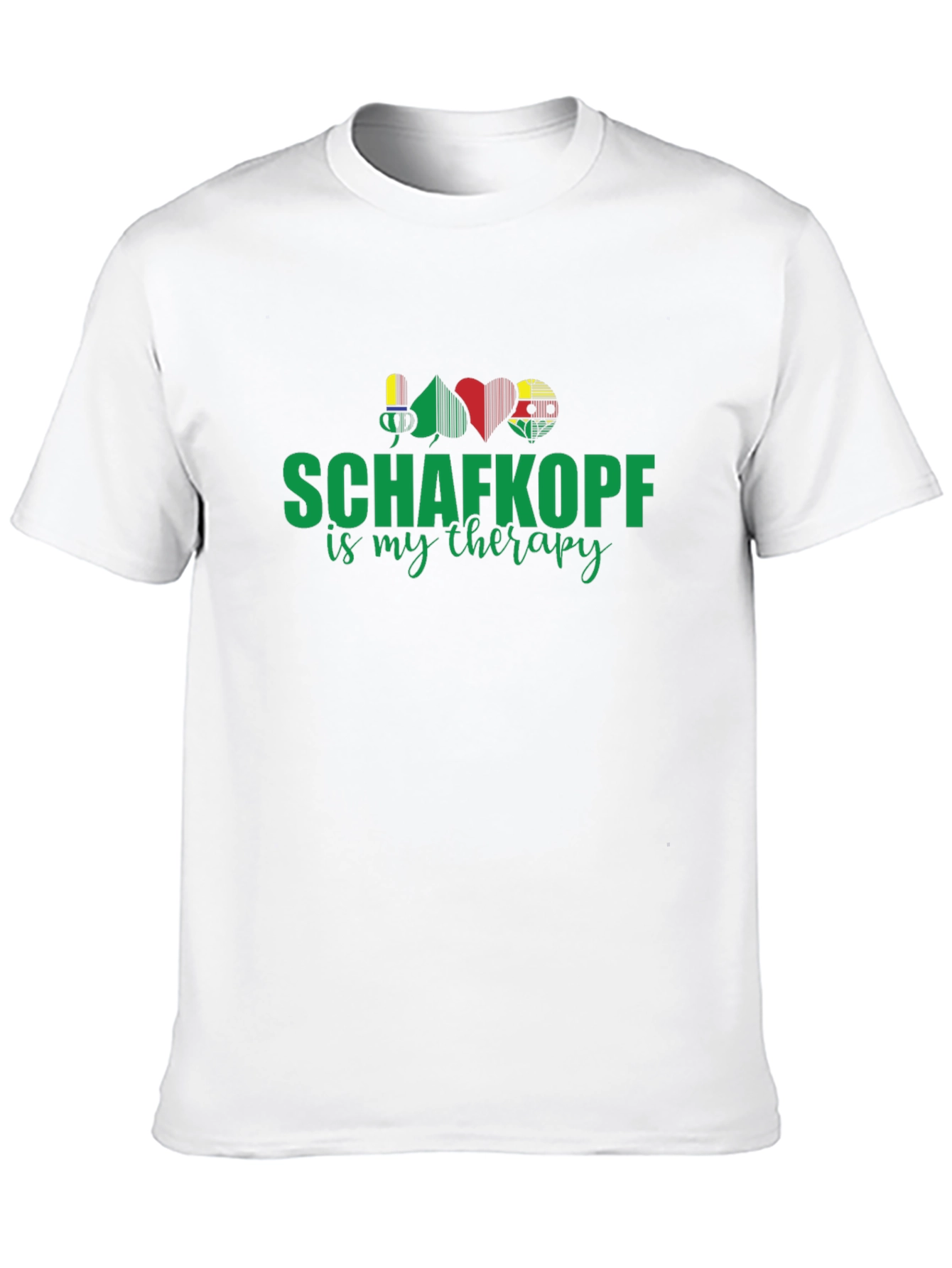 Schaftkopf is My Therapy Graphic T-Shirt - 10