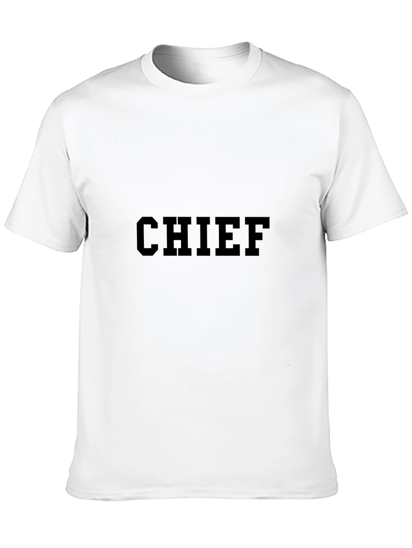 Black CHIEF Black Graphic Print T-Shirt view 10