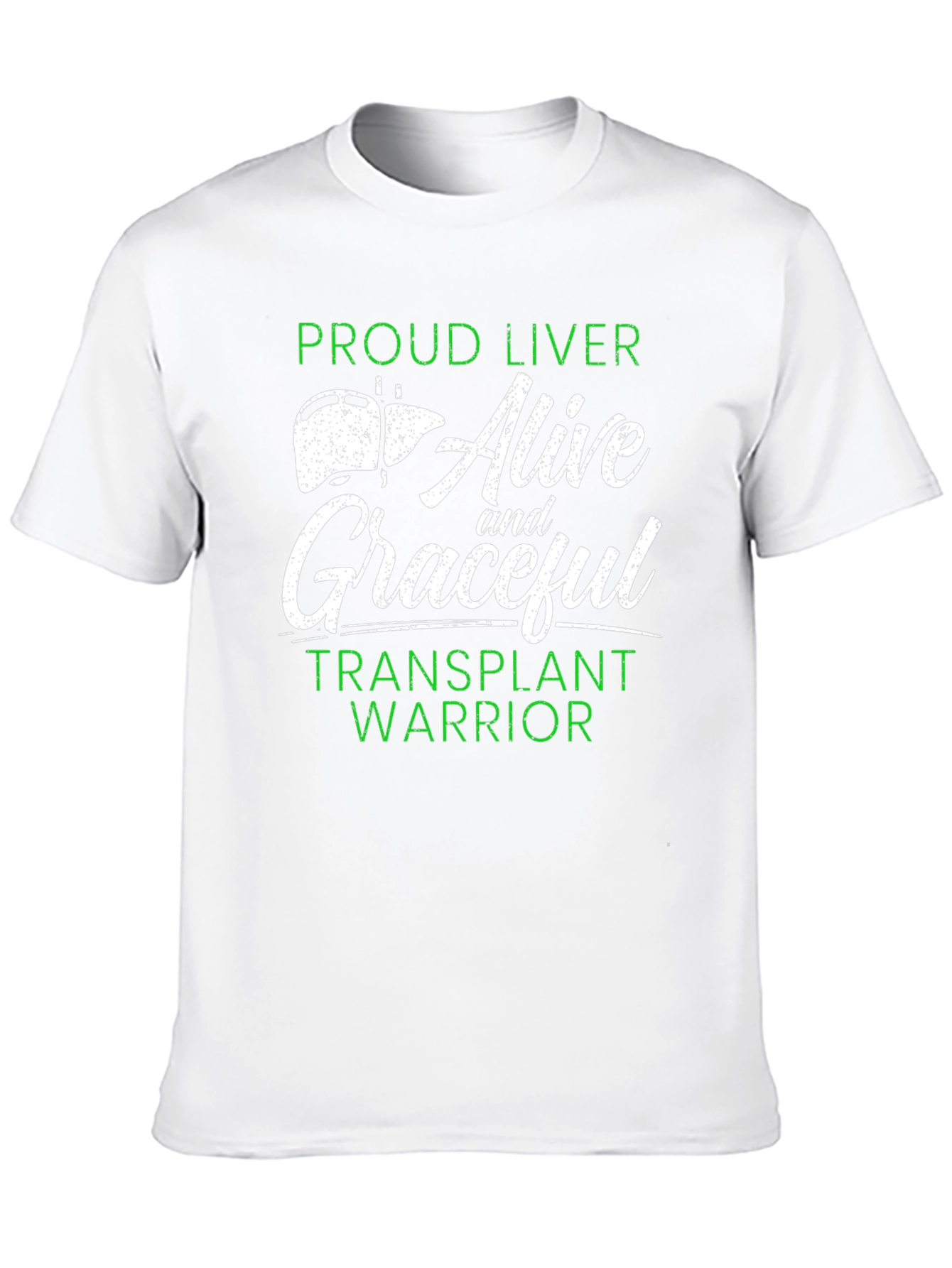 Black Proud Liver Transplant Warrior Graphic Tee view 10