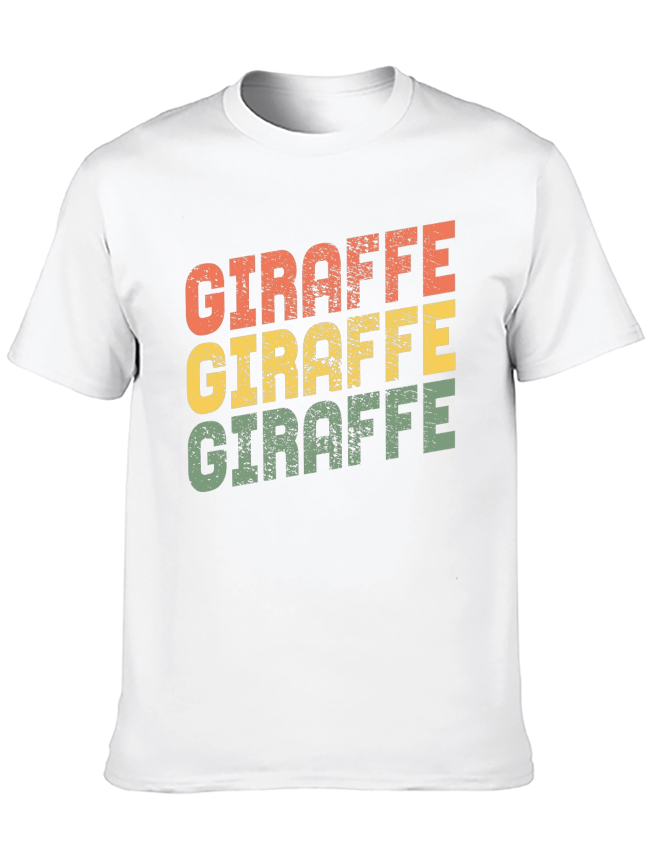Black Retro Giraffe T-Shirt - Vintage Style Graphic Tee view 10