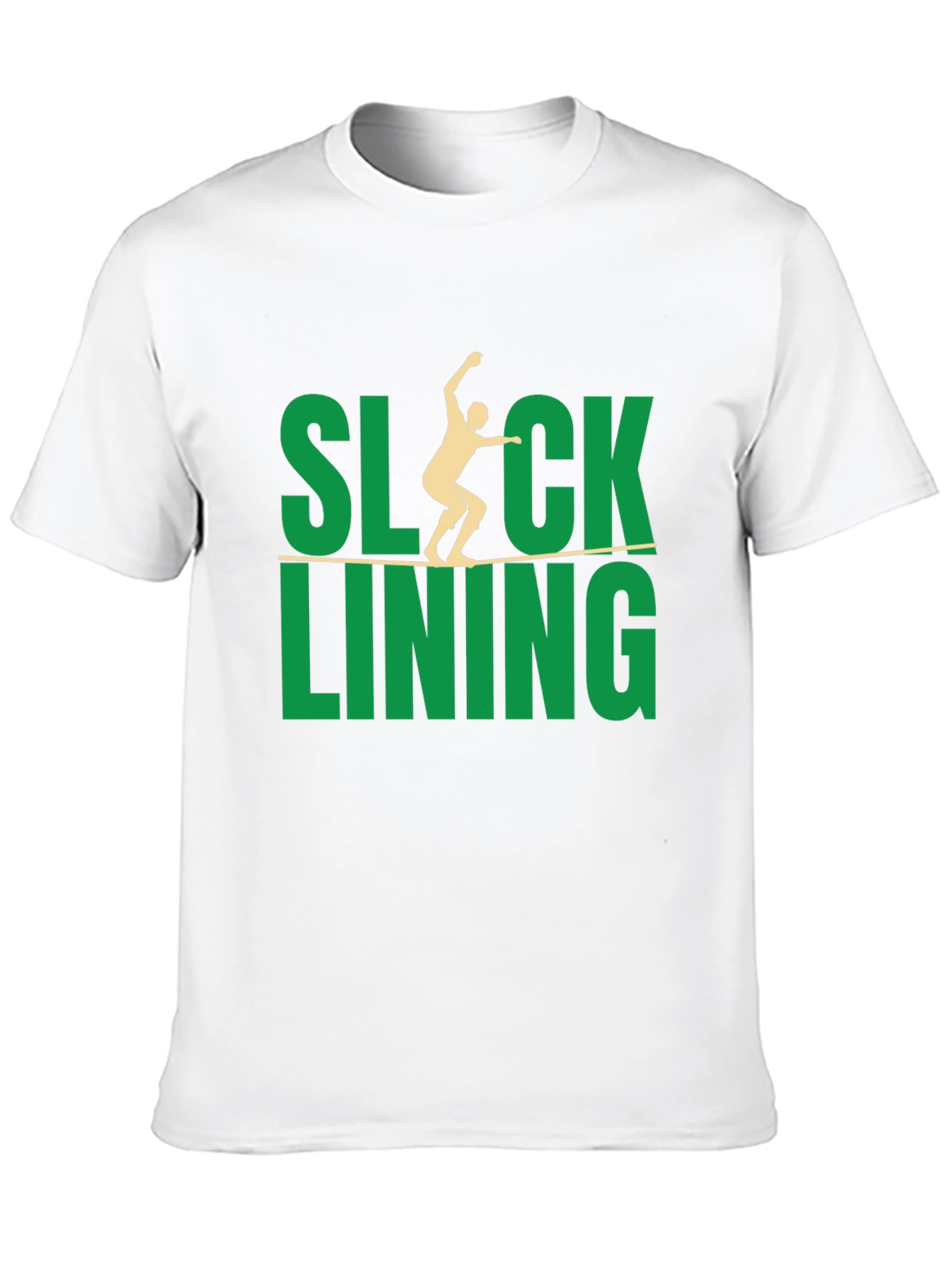 Black Slacklining Graphic T-Shirt view 10