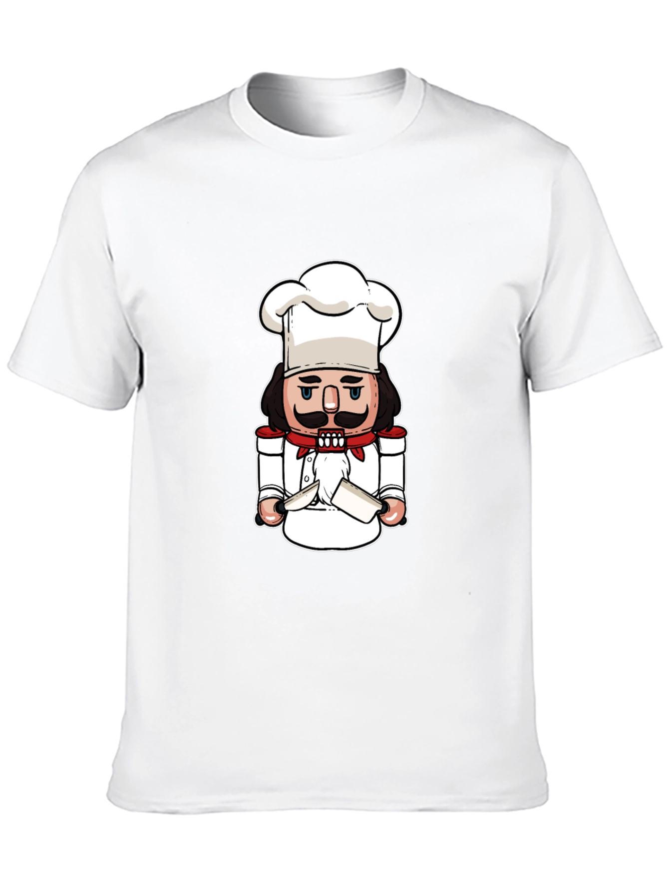 Black Chef Nutcracker T-Shirt - Funny Culinary Tee view 10