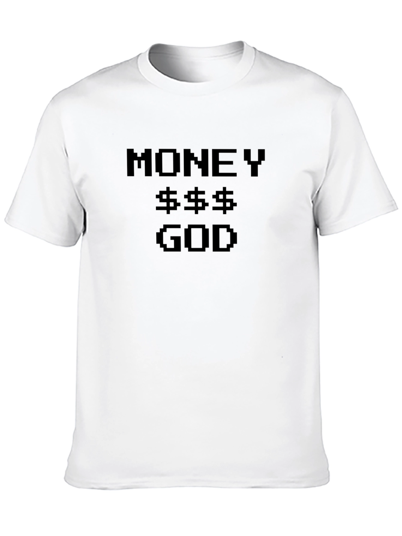 Black Money God Graphic T-Shirt - Black view 10