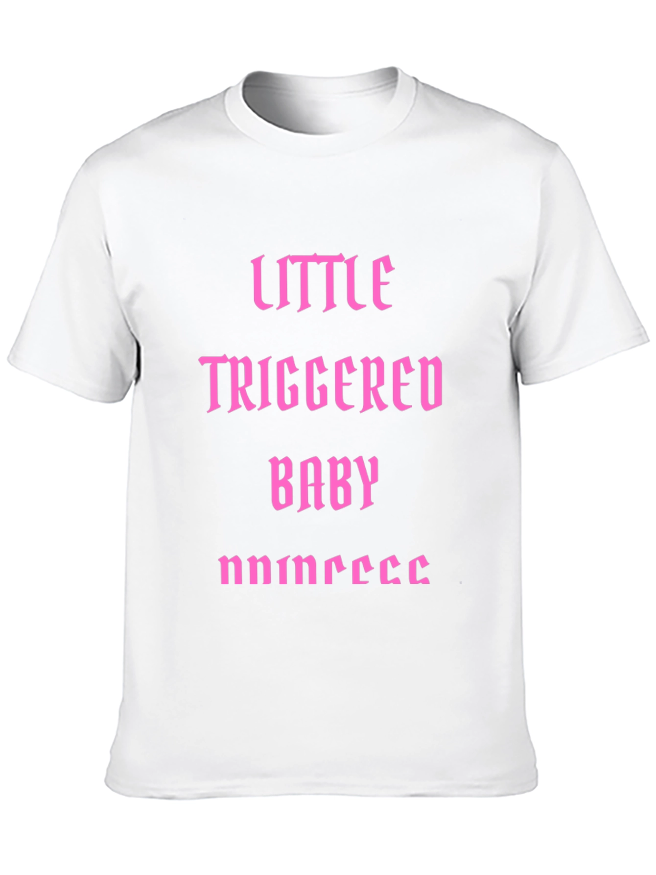 Black Little Triggered Baby Princess Graphic Tee view 10