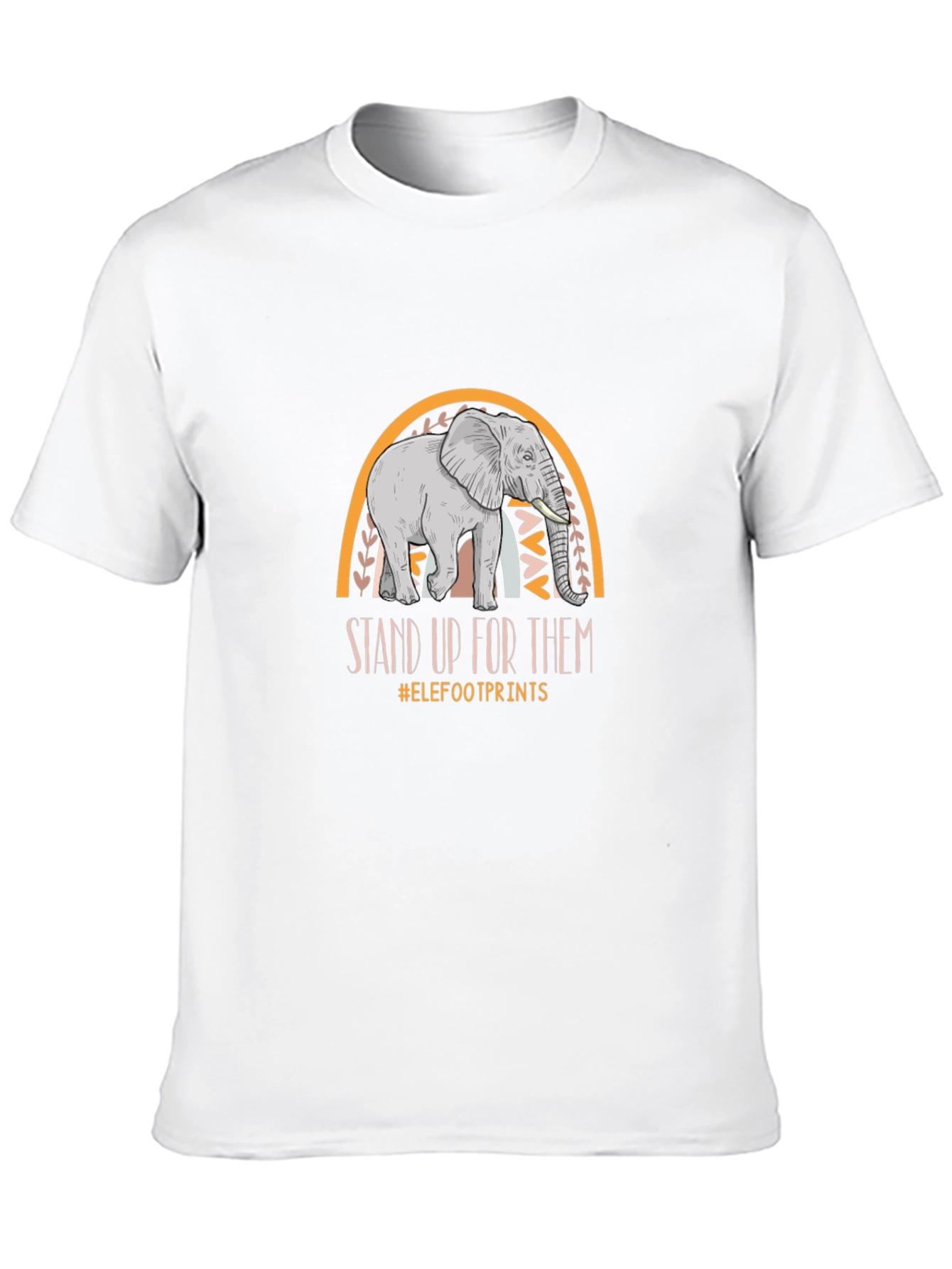 Black Elephant Conservation T-Shirt - Stand Up For Them view 10