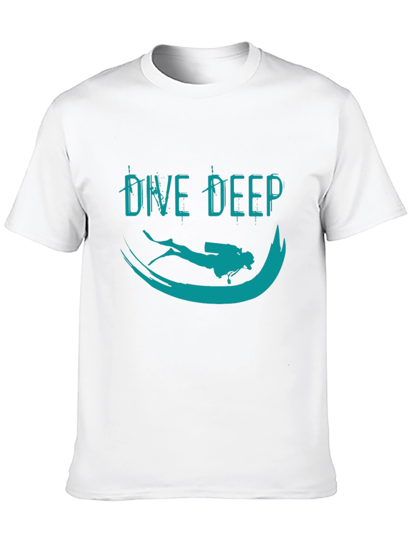 Black Dive Deep Graphic T-Shirt - Black view 10
