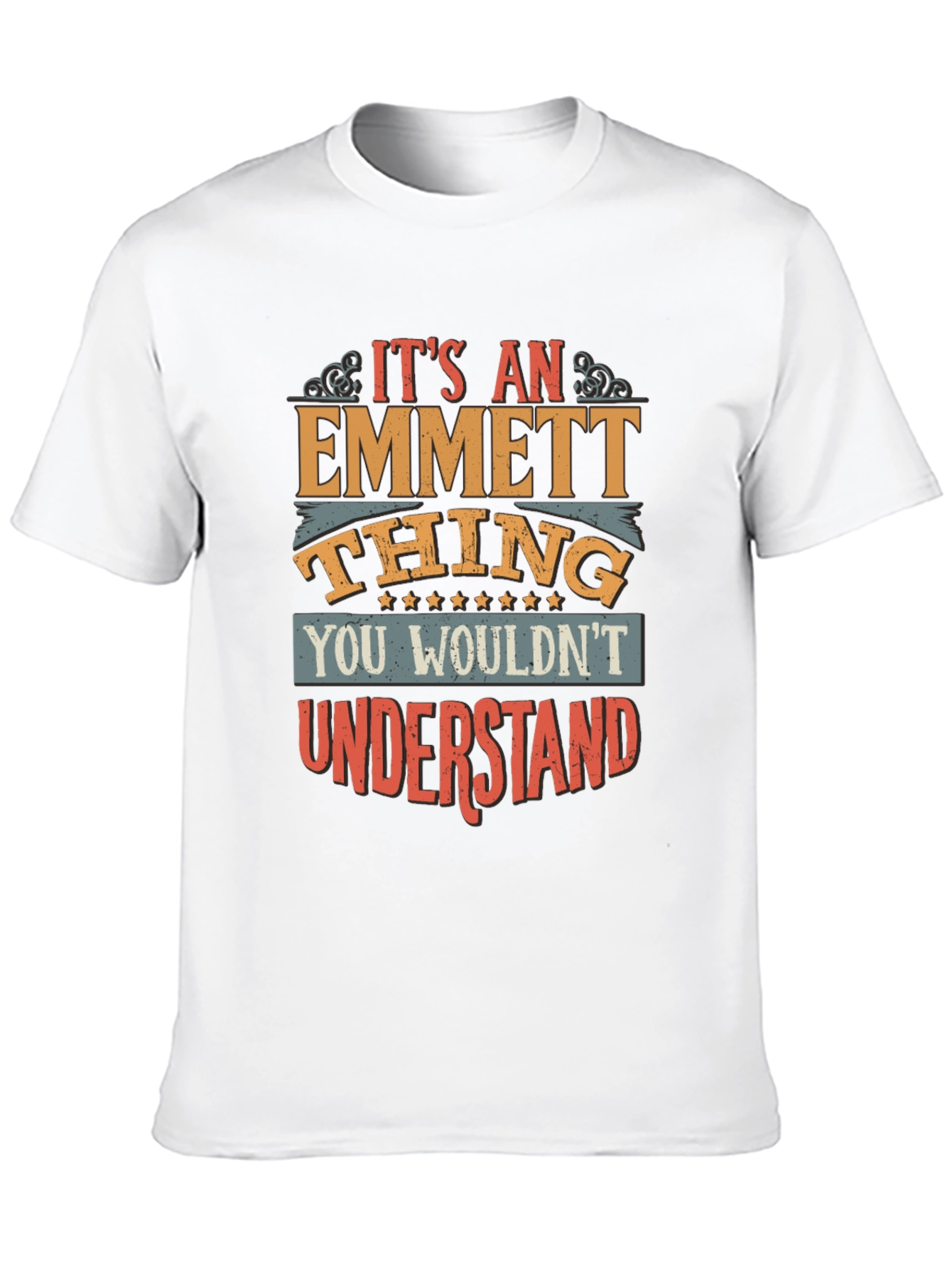 Black It's an Emmett Thing T-Shirt view 10