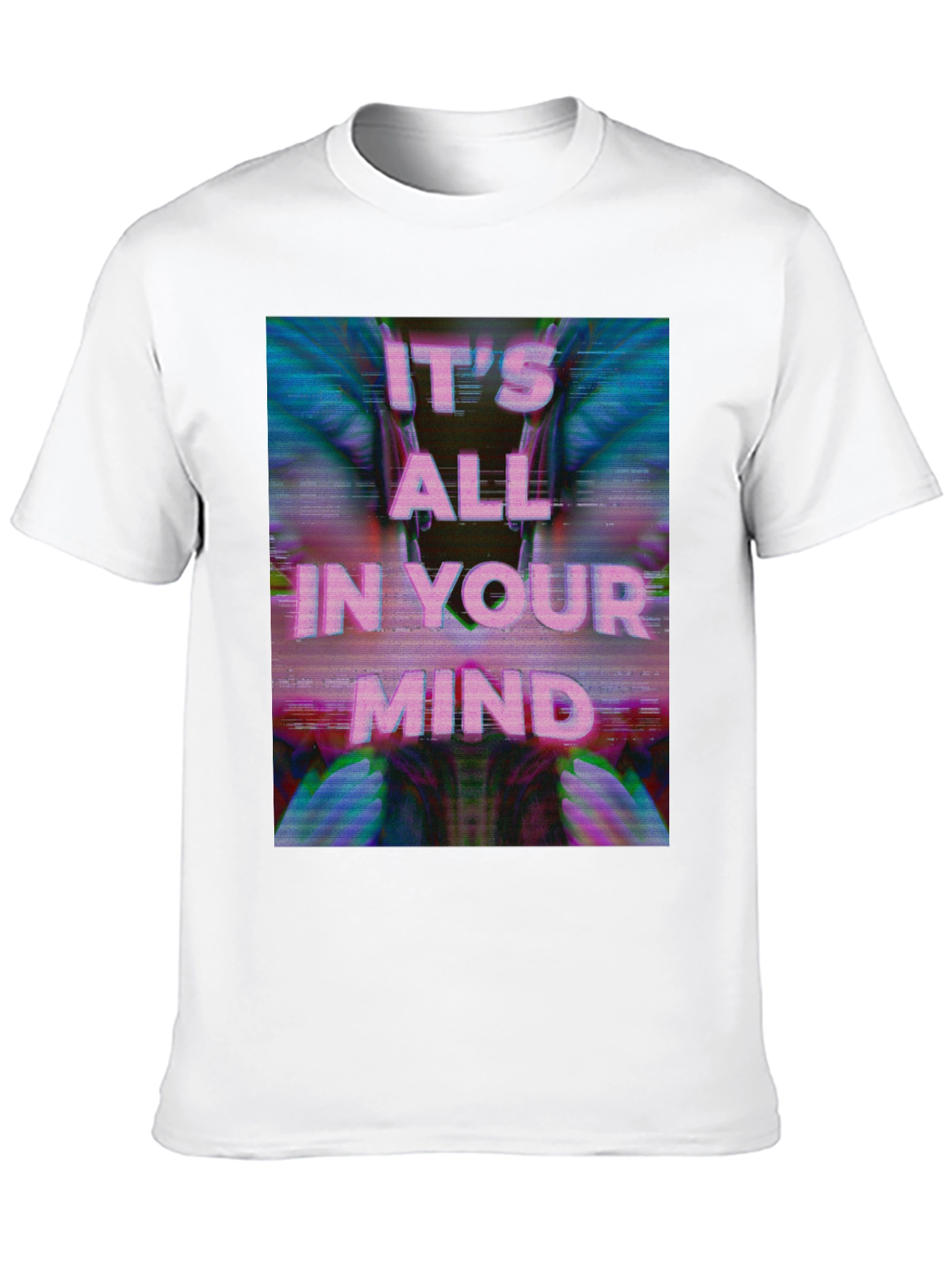Black It's All in Your Mind Graphic T-Shirt - Black view 10