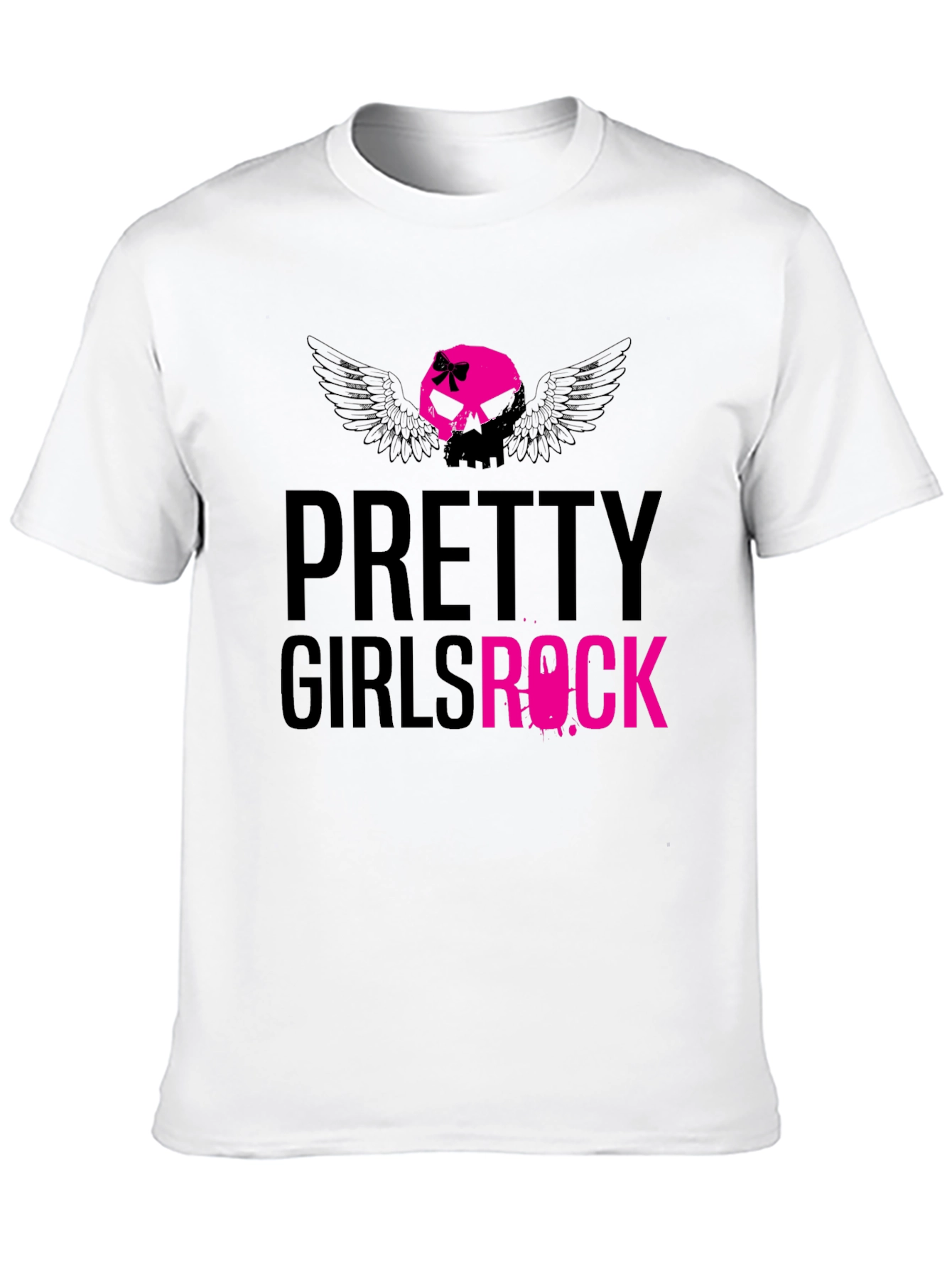Black Pretty Girls Rock Graphic T-Shirt view 10