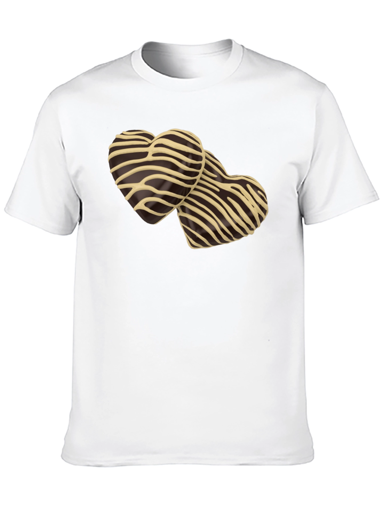 Black Heart Zebra Print T-Shirt - Stylish Graphic Tee view 10